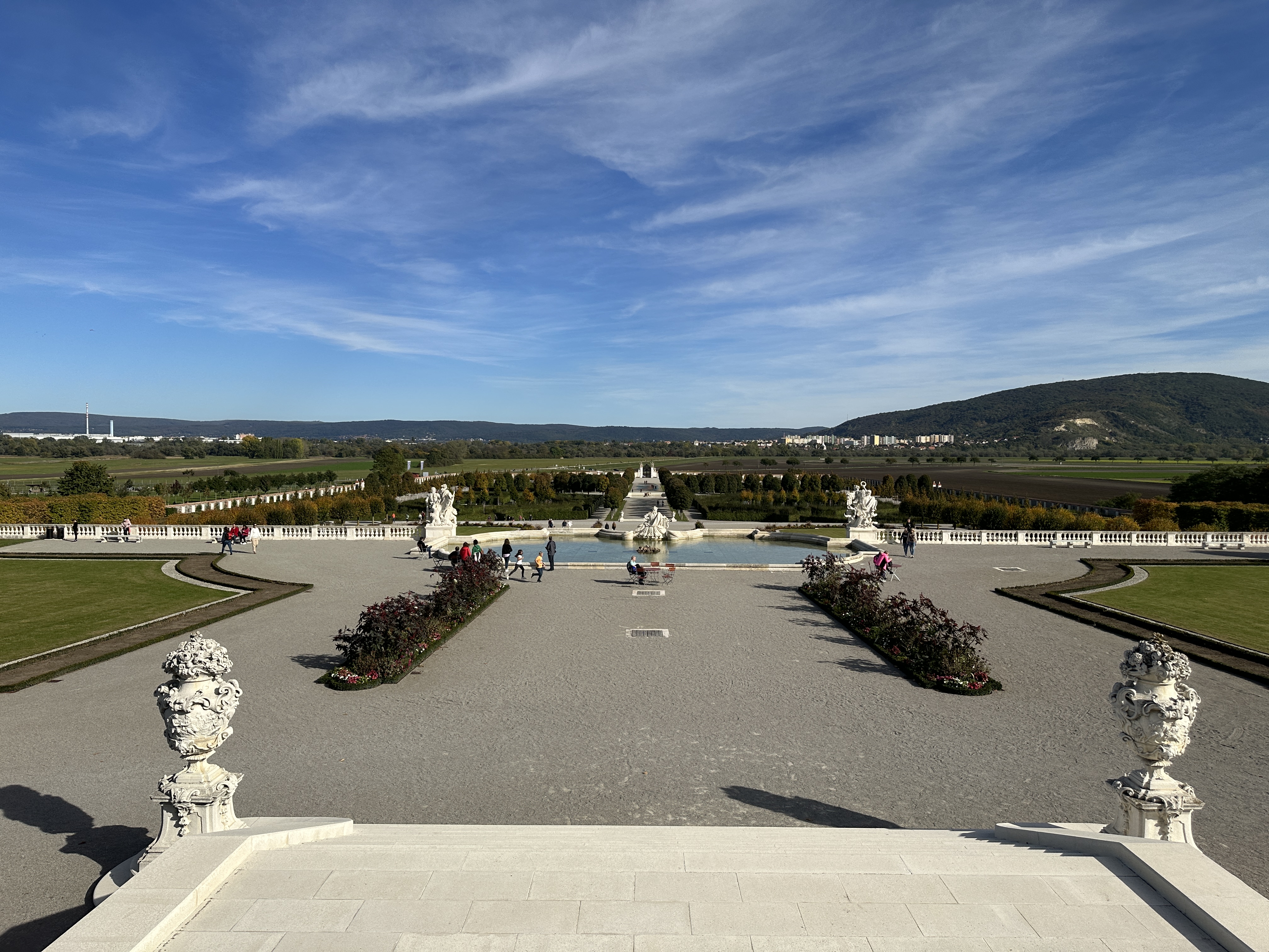 panoramic palace garden