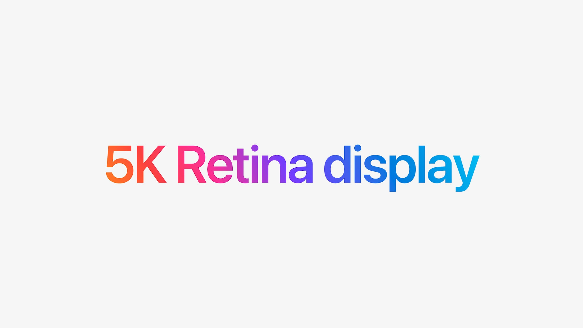 5k retina display text