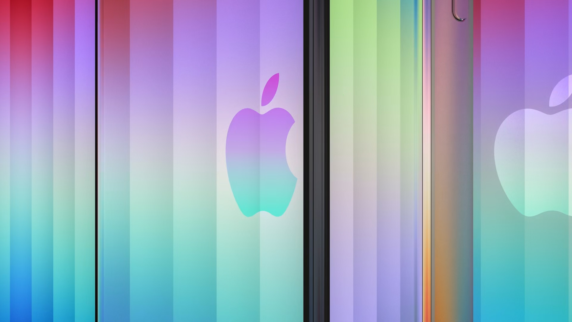 apple logo color gradient