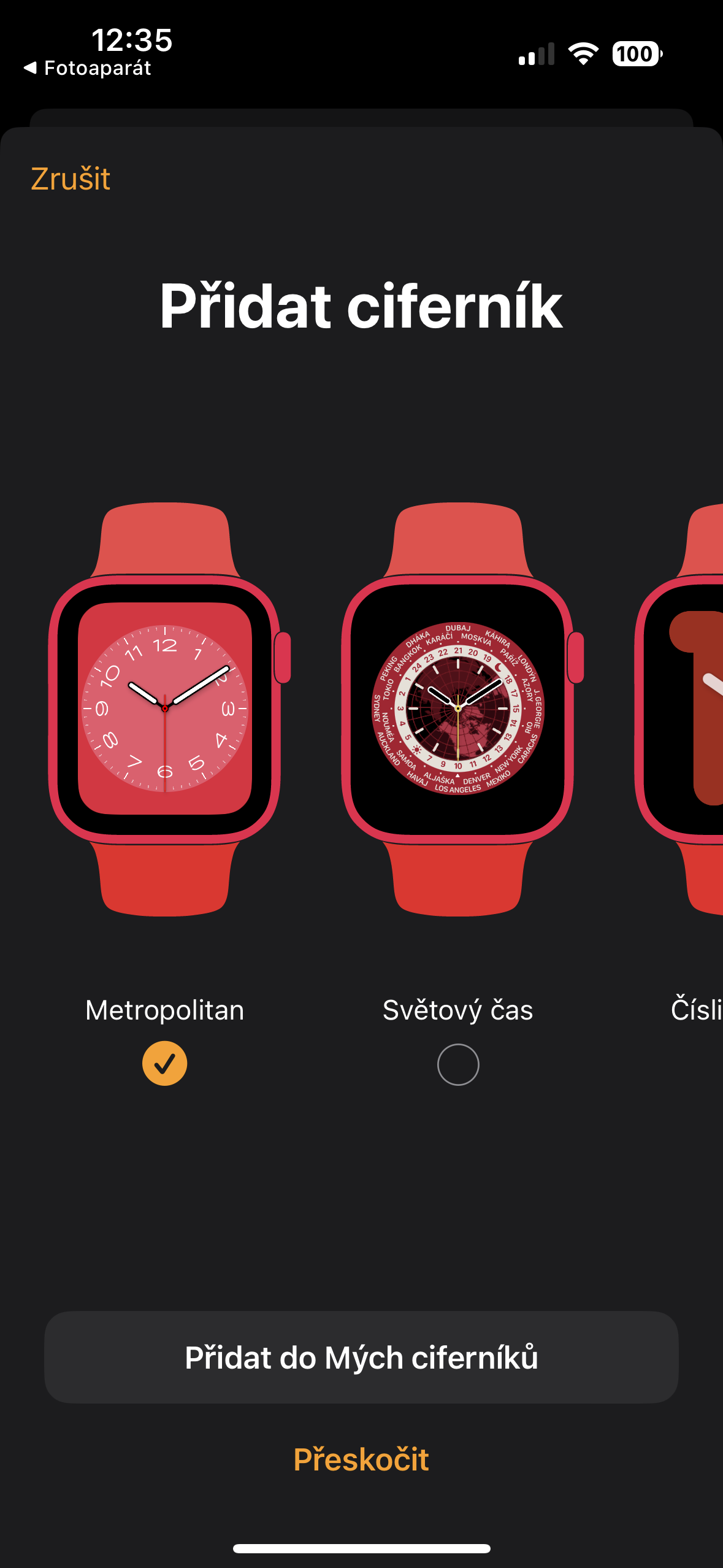 apple watch metropolitan face