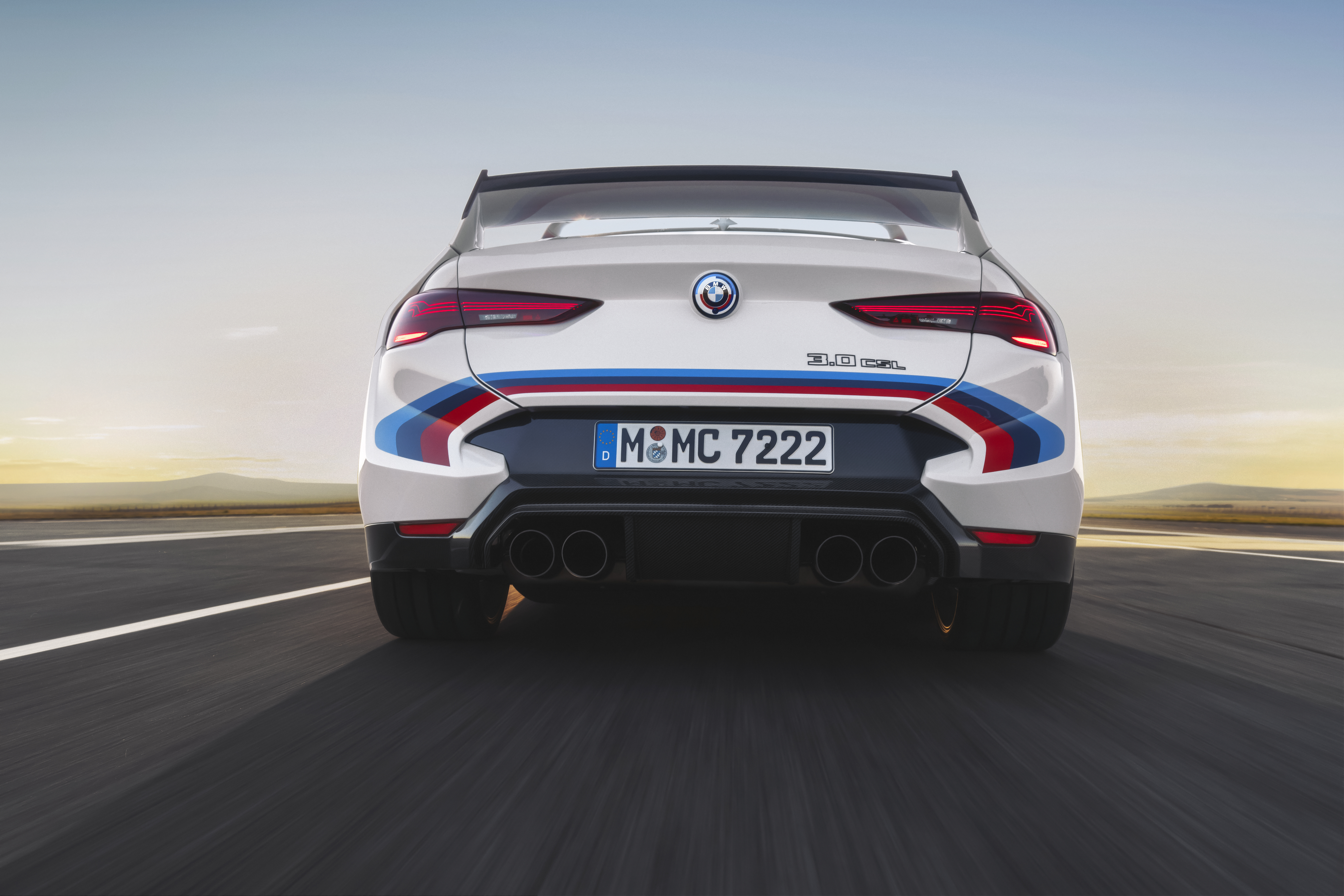 bmw rear view race track