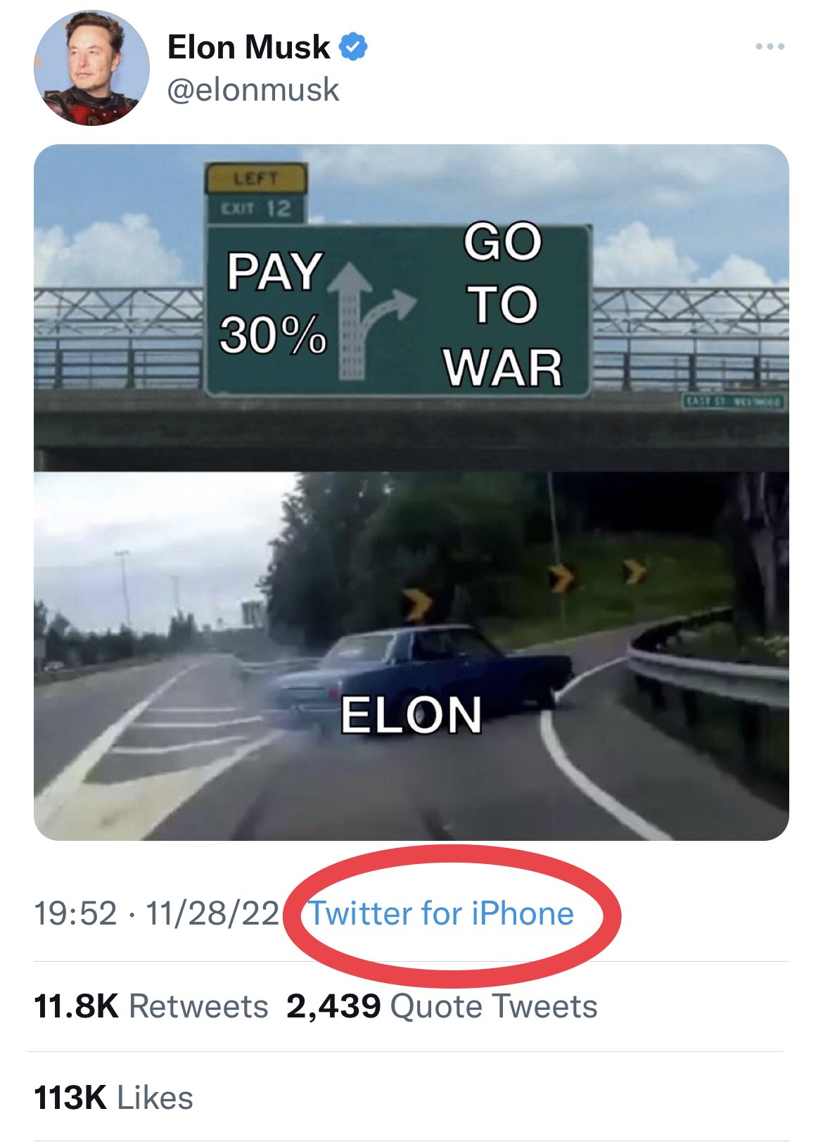 car meme twitter screenshot