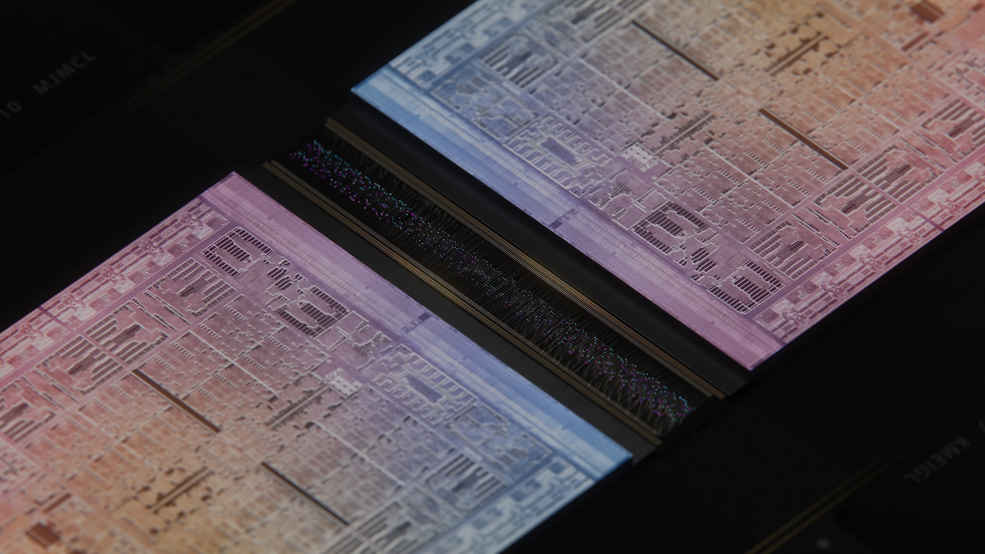 colorful microchip pattern