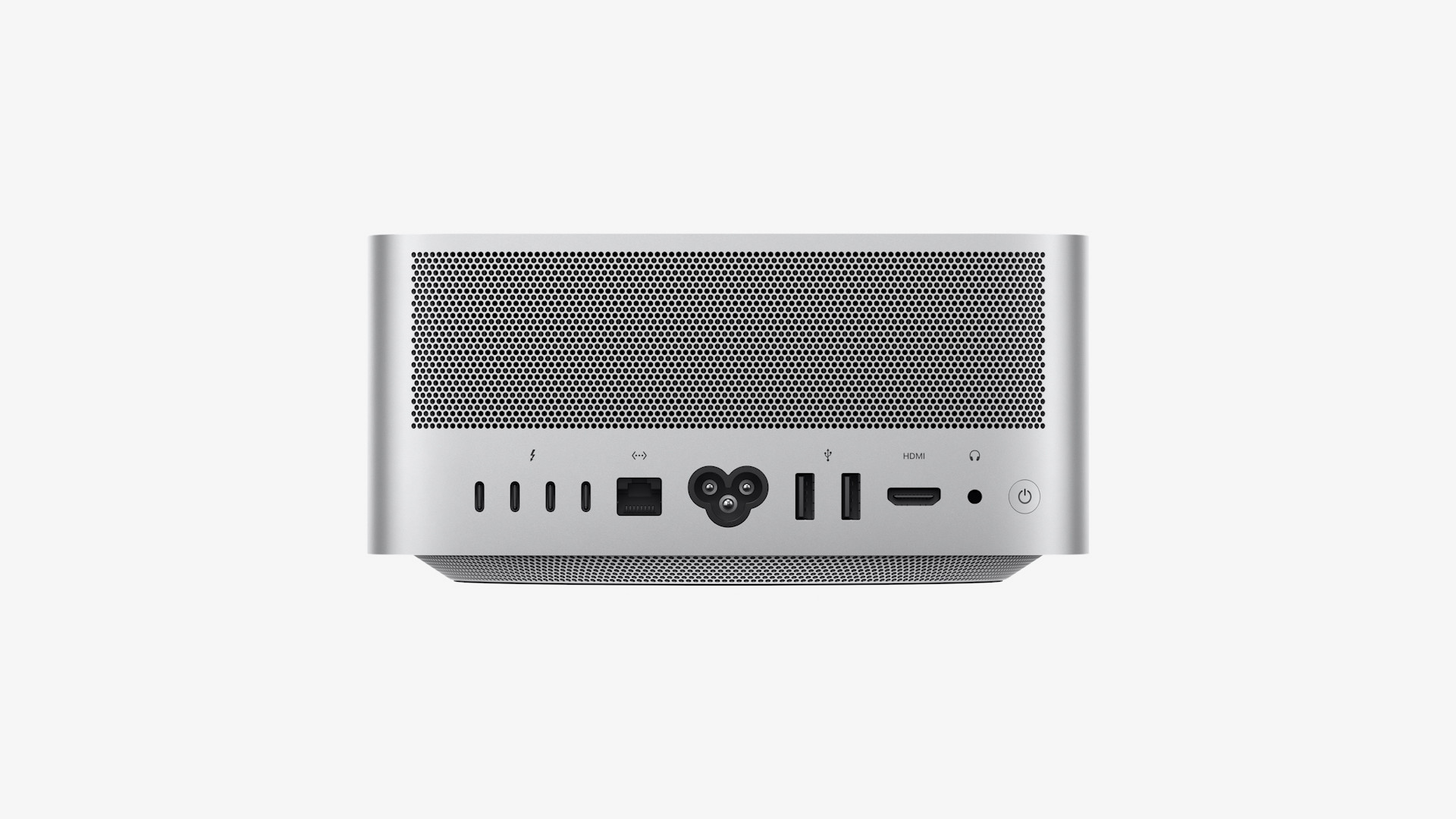 computer back panel closeup