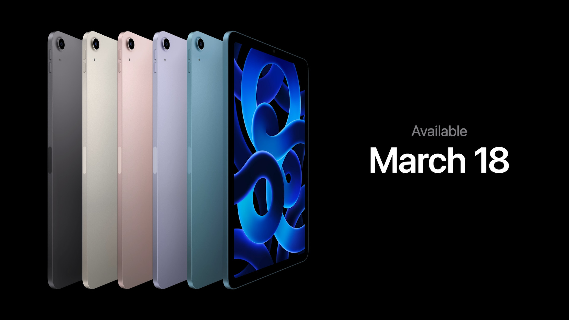 ipad air availability march