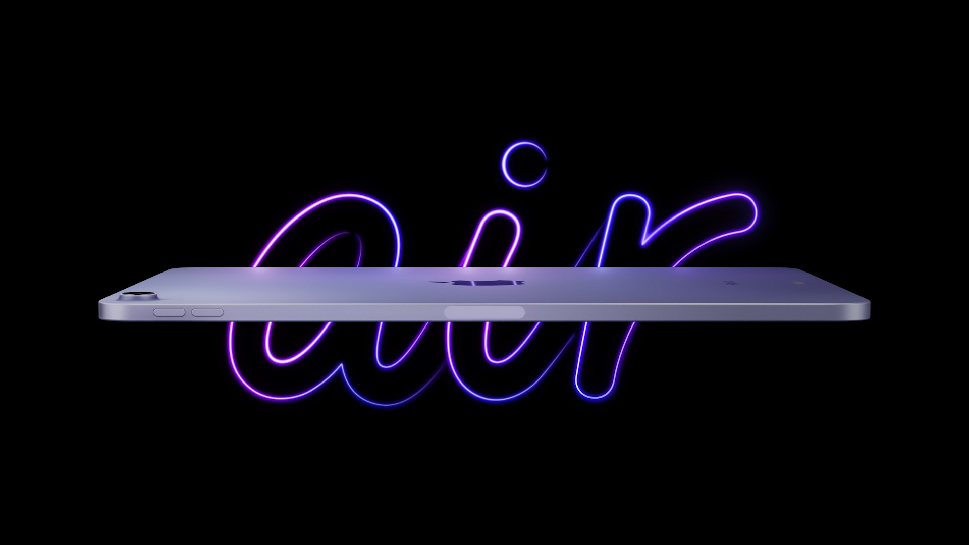 ipad air neon text