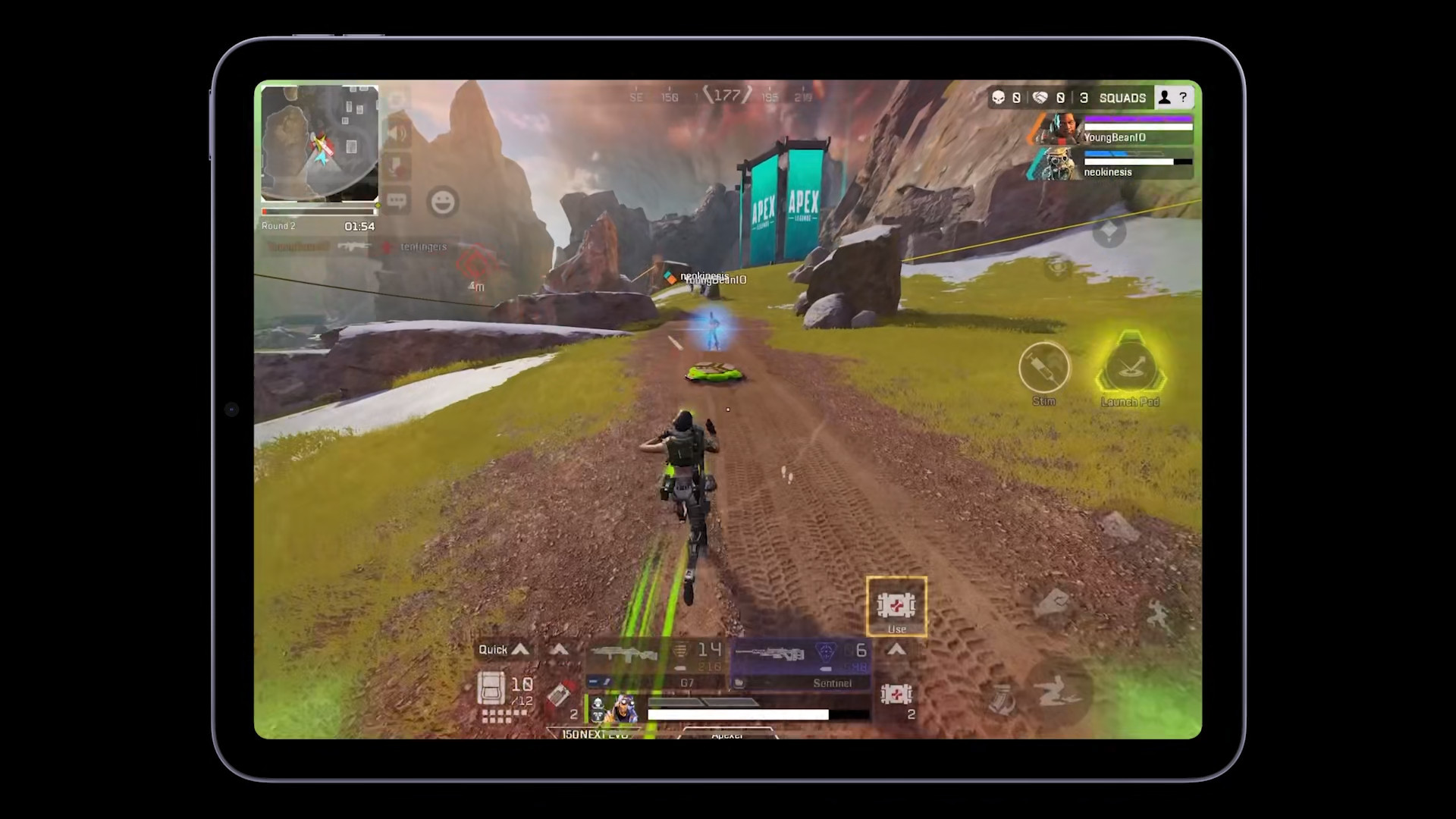 ipad gaming apex legends