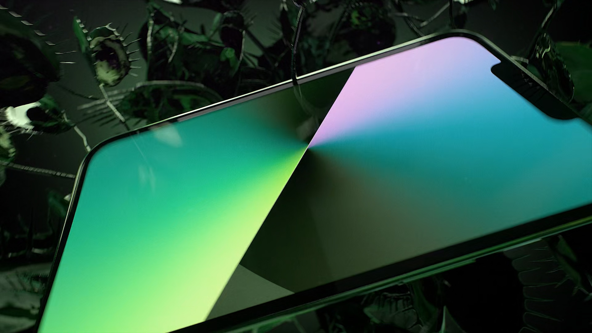 iphone screen colorful display