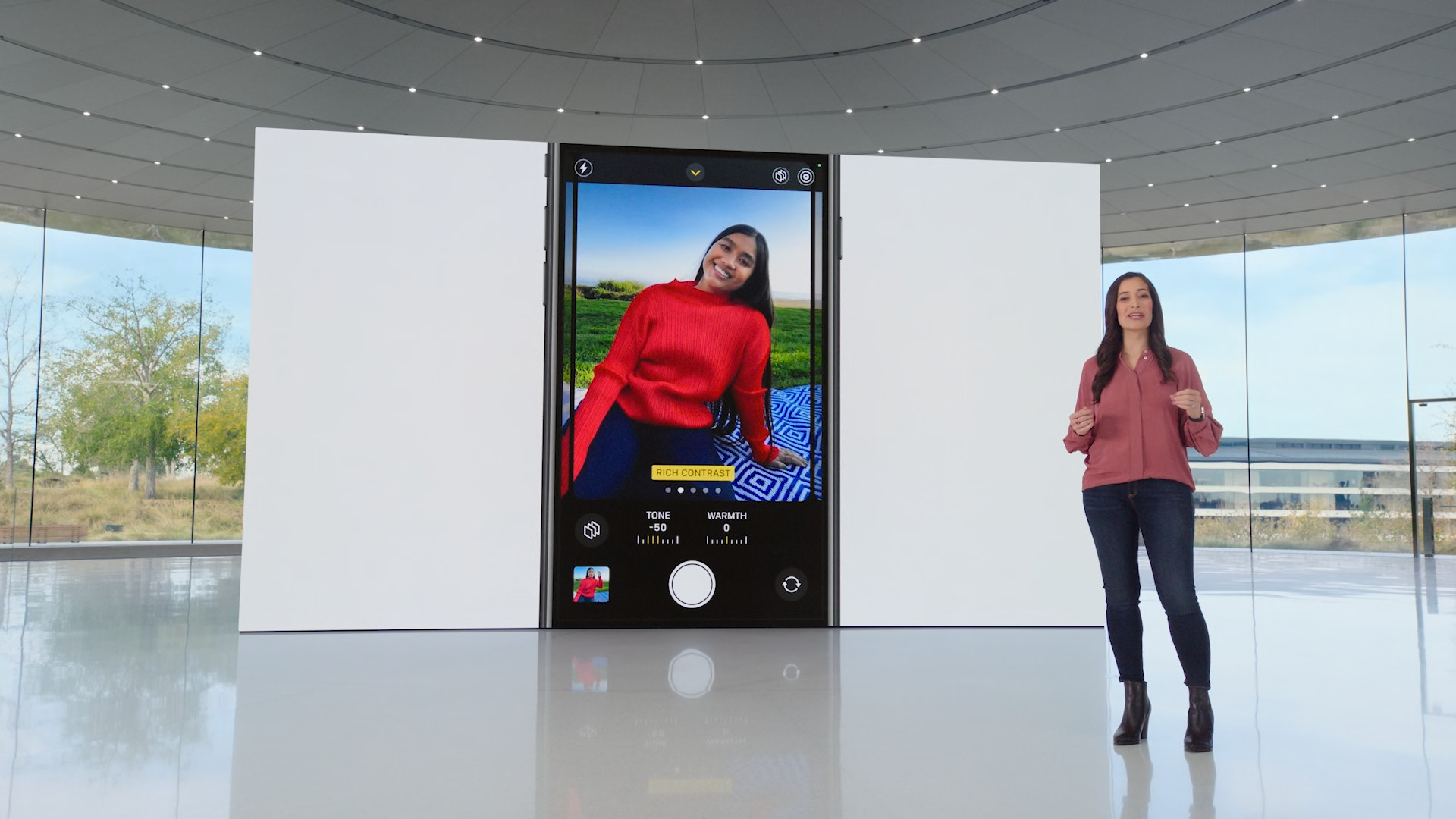 large screen presentation