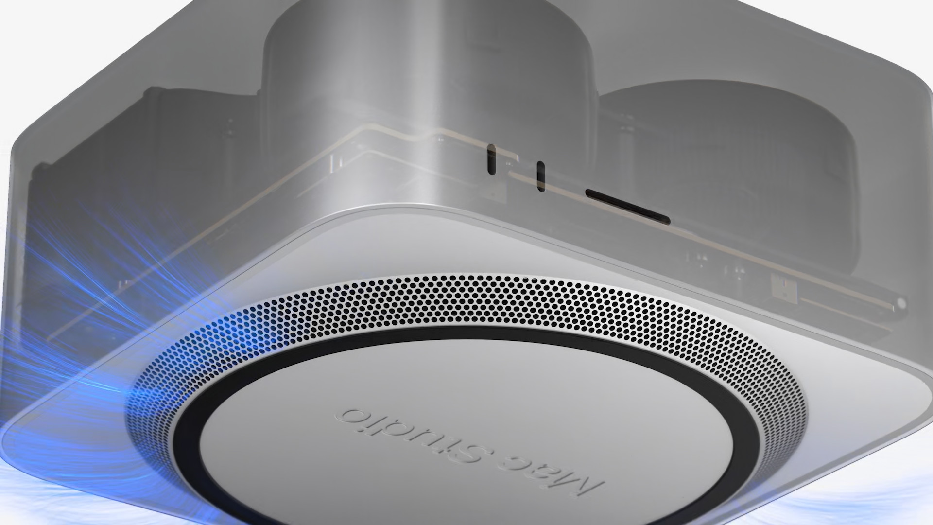 mac studio bottom view cooling