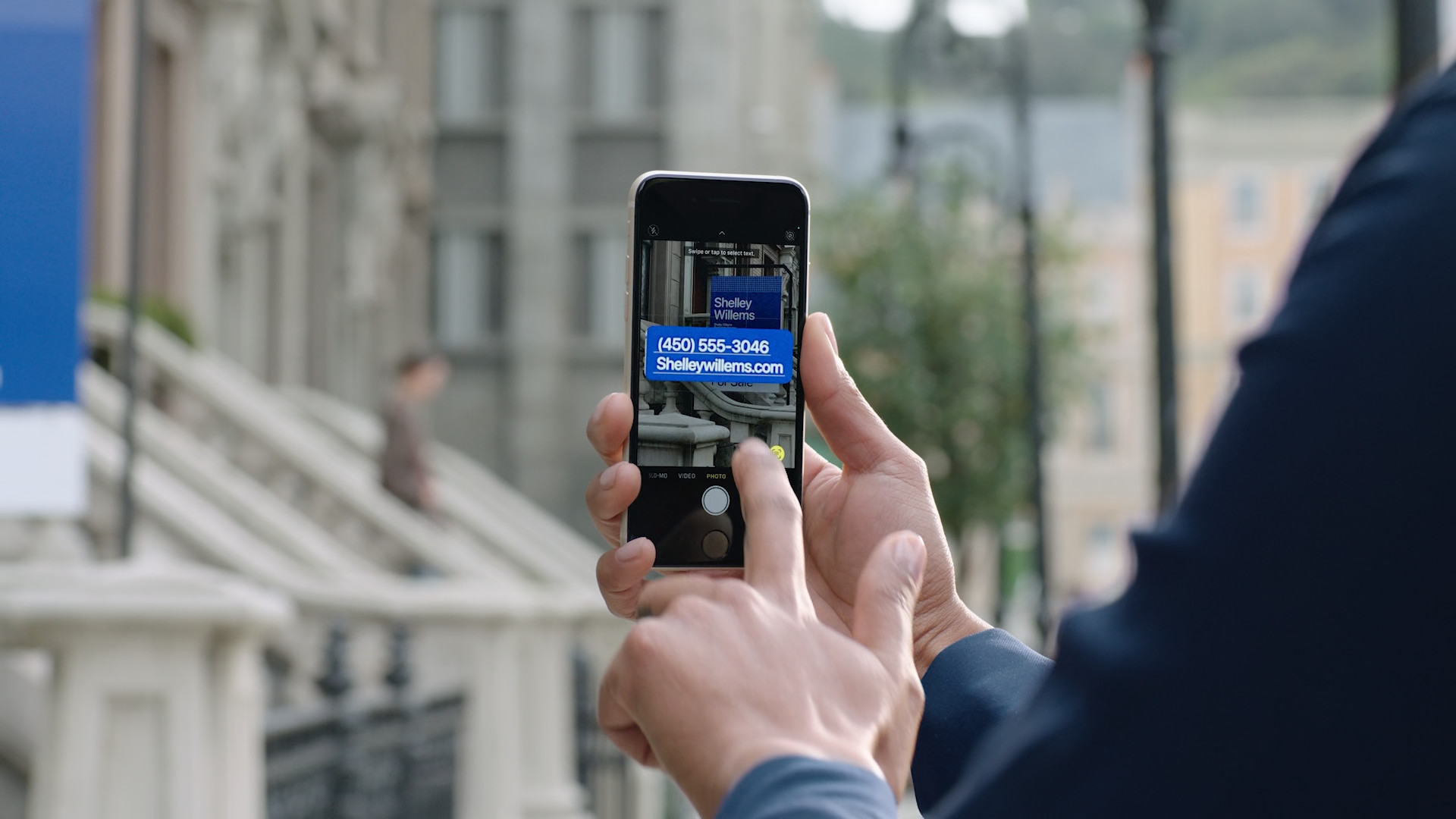phone camera contact detection