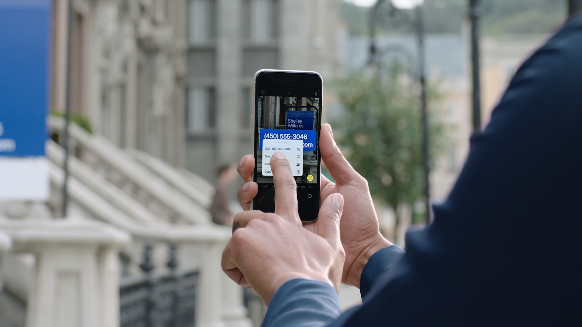 phone camera text selection