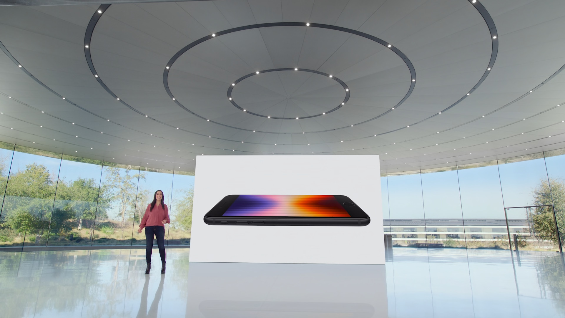 smartphone display presentation