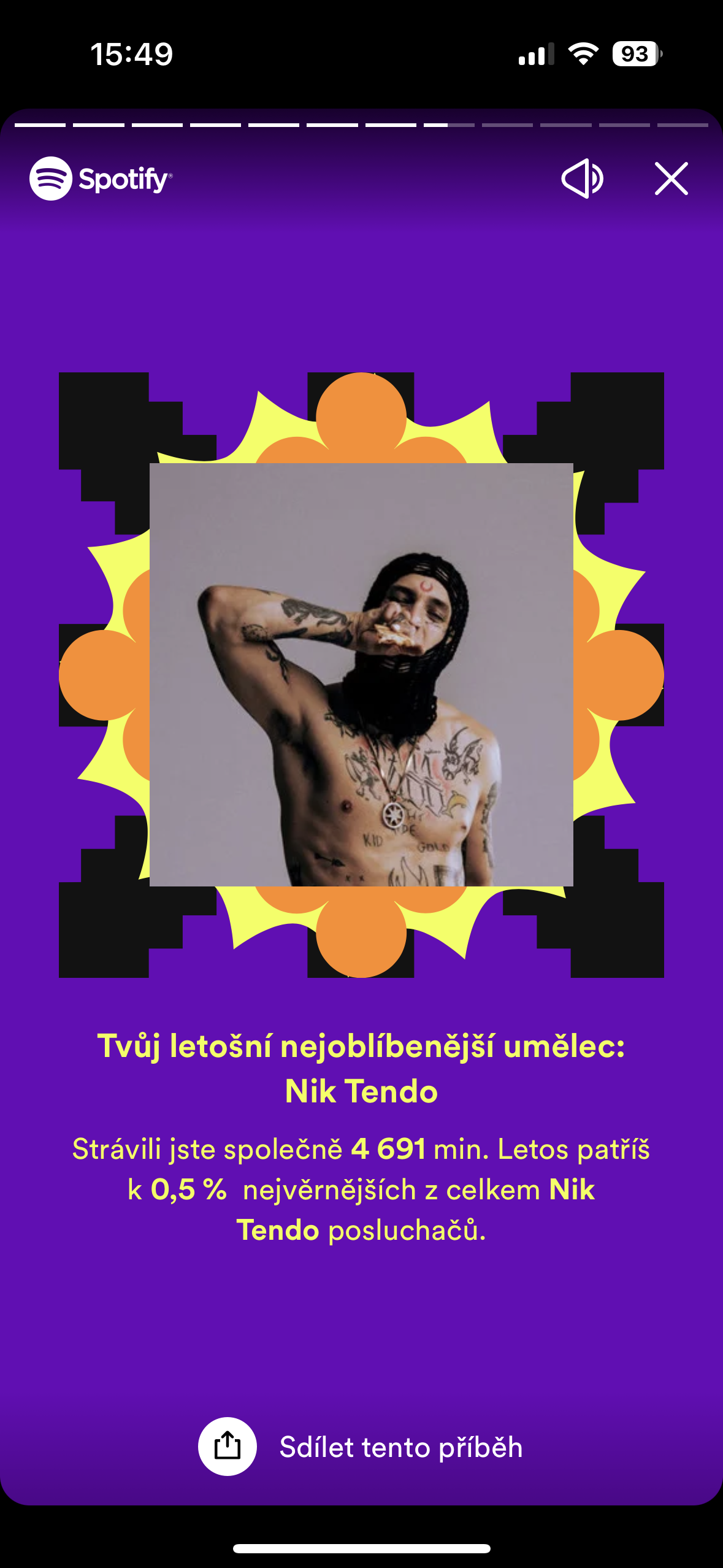 spotify favorite artist highlight