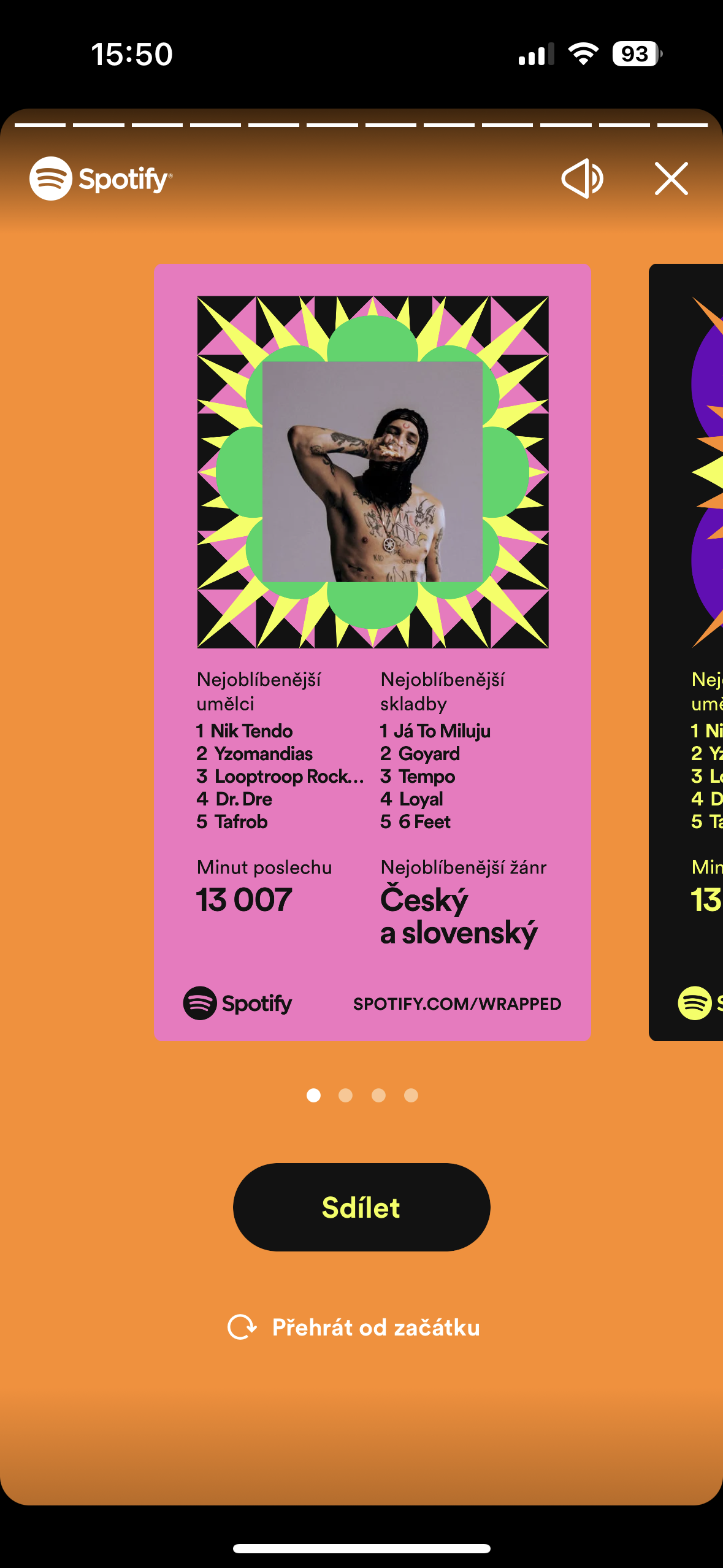 spotify listening stats