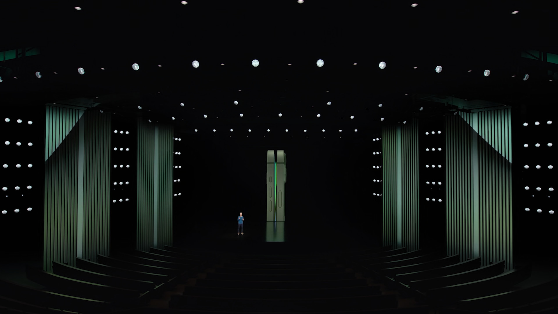 tall smartphone stage