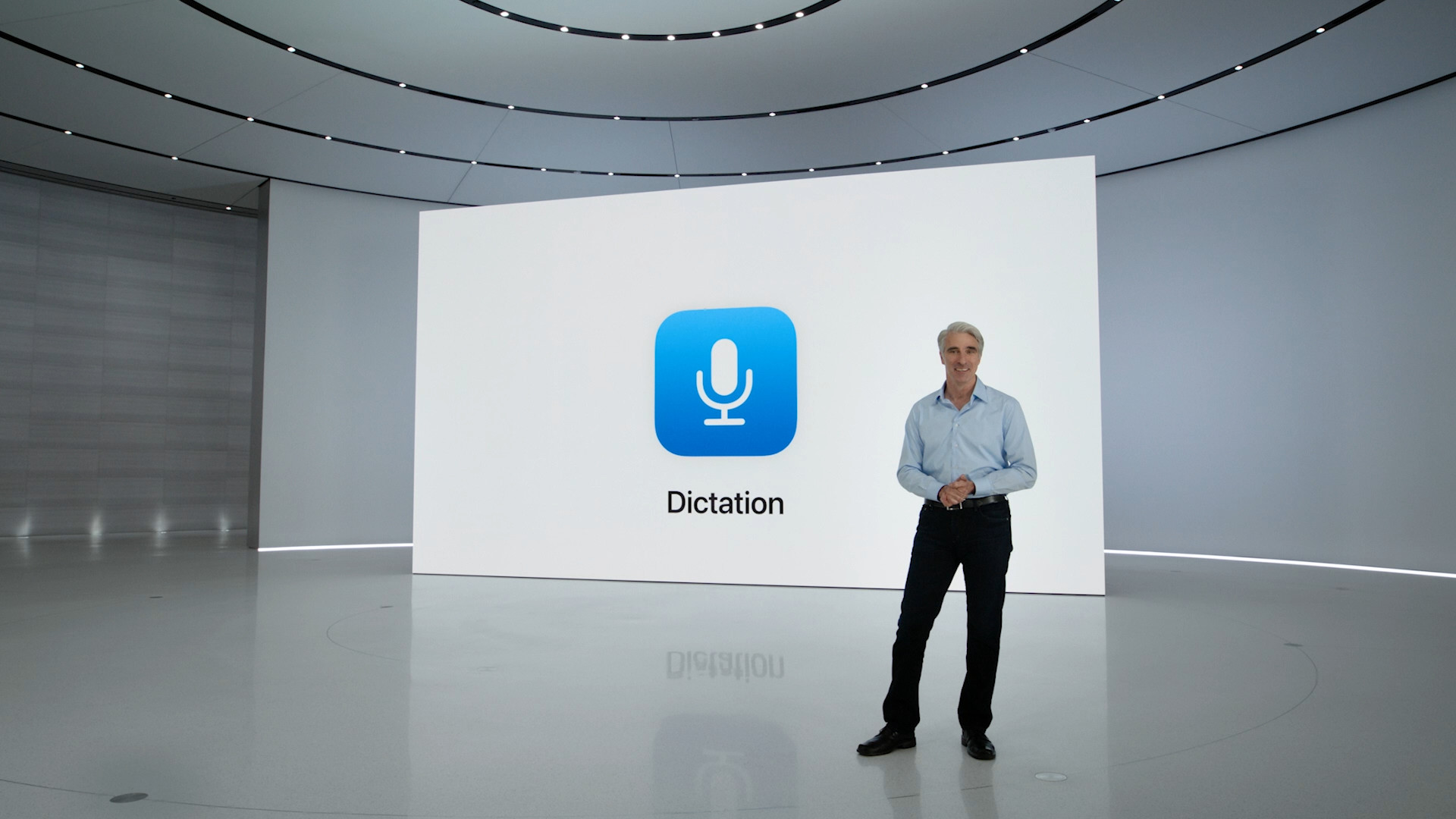 apple dictation presentation