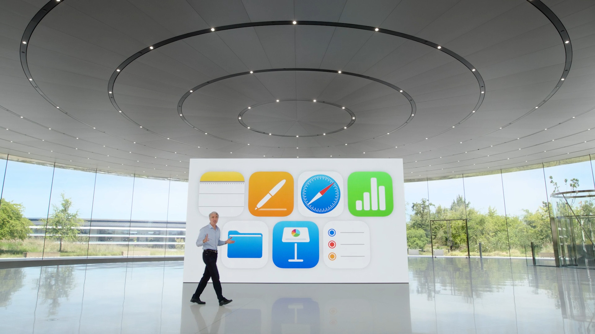 apple event stage presentation