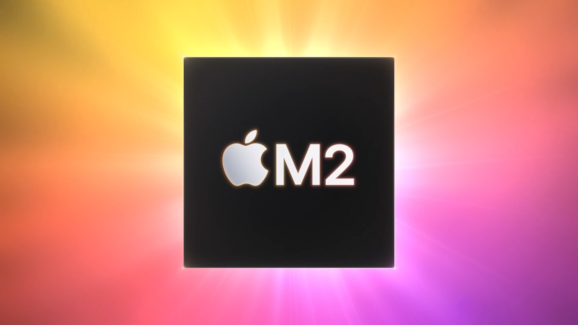 apple m2 chip colorful