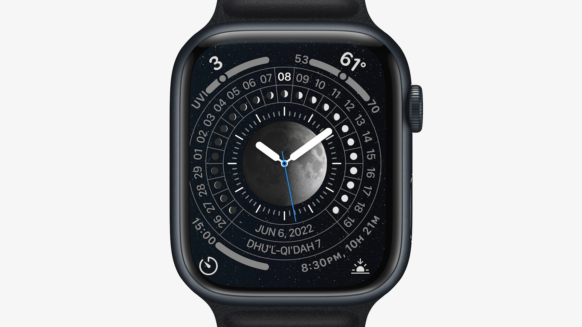 apple watch moon phase dhul qidah