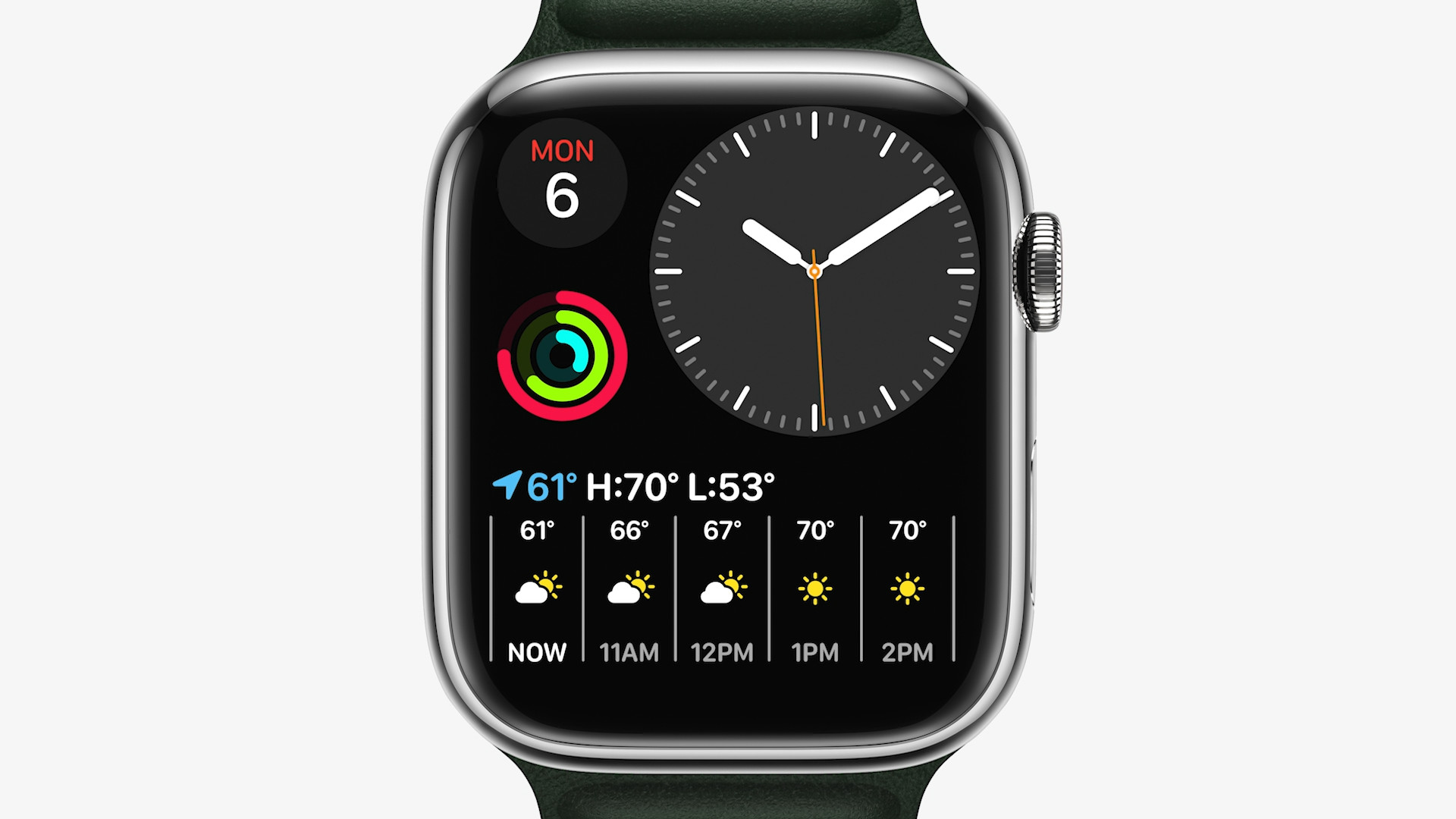 apple watch weather and activity