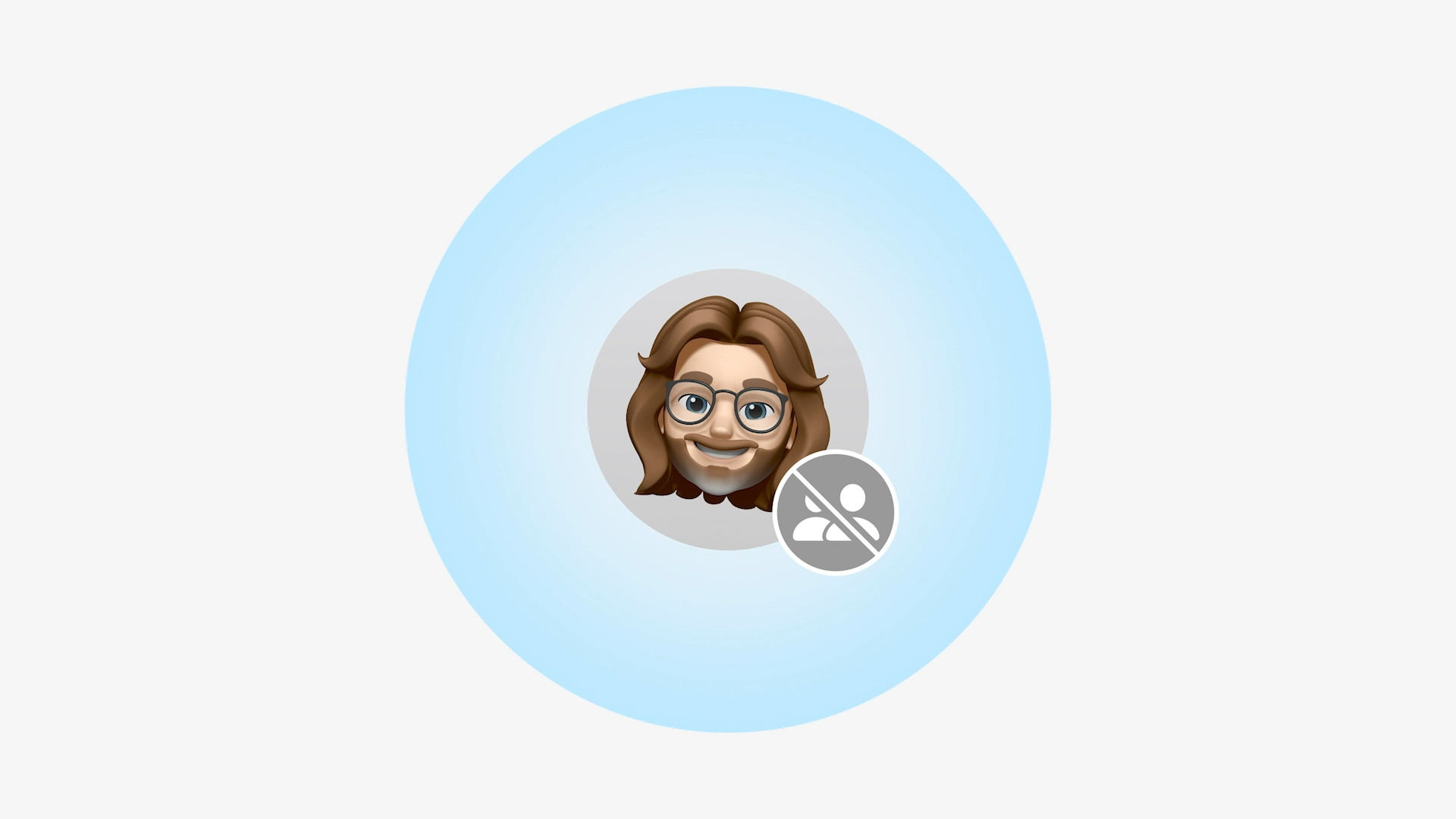 avatar with muted icon