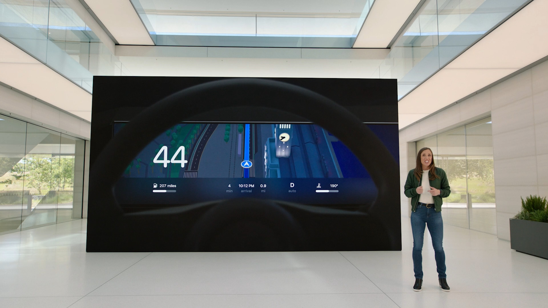 car dashboard presentation