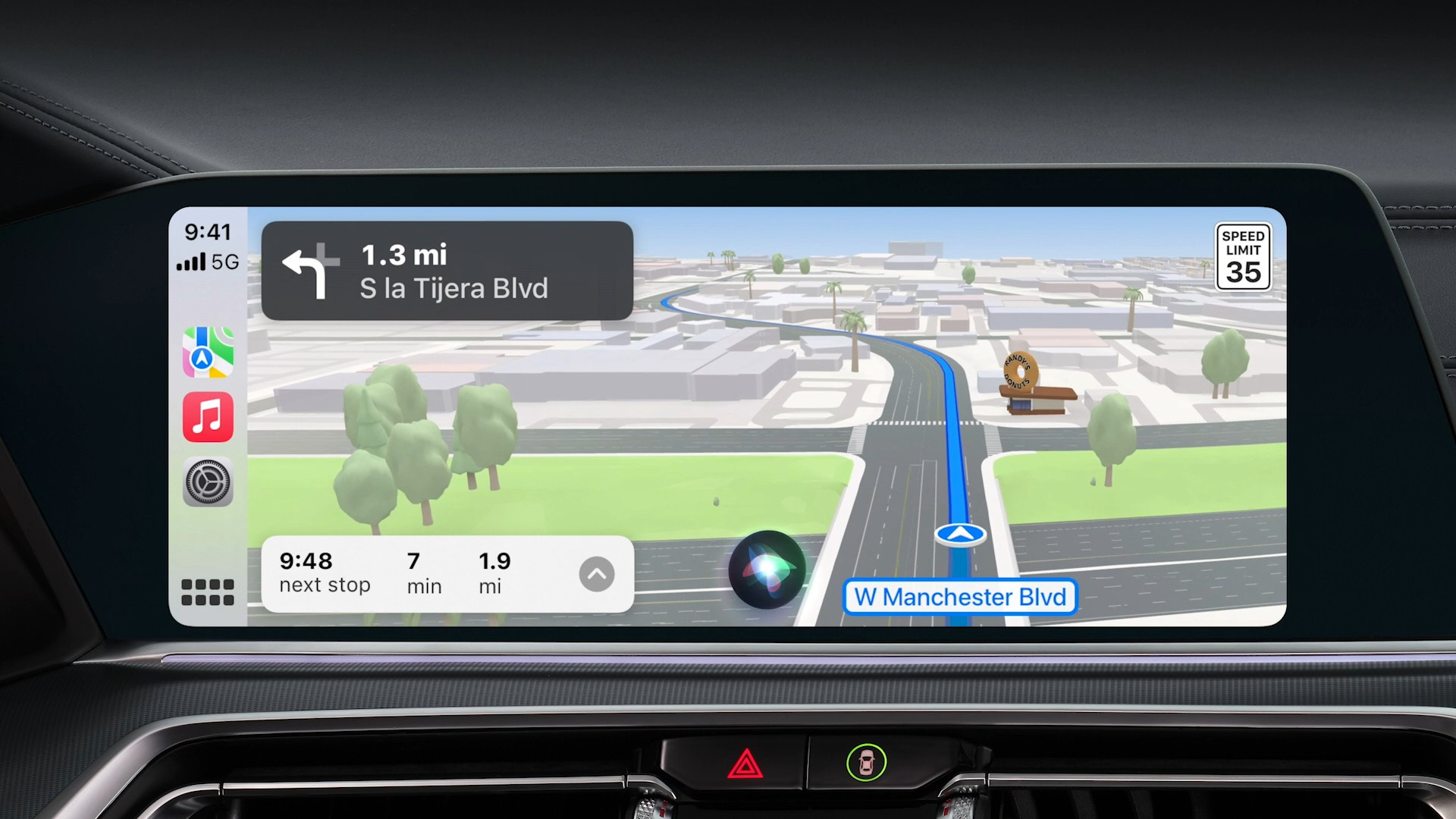 car navigation display