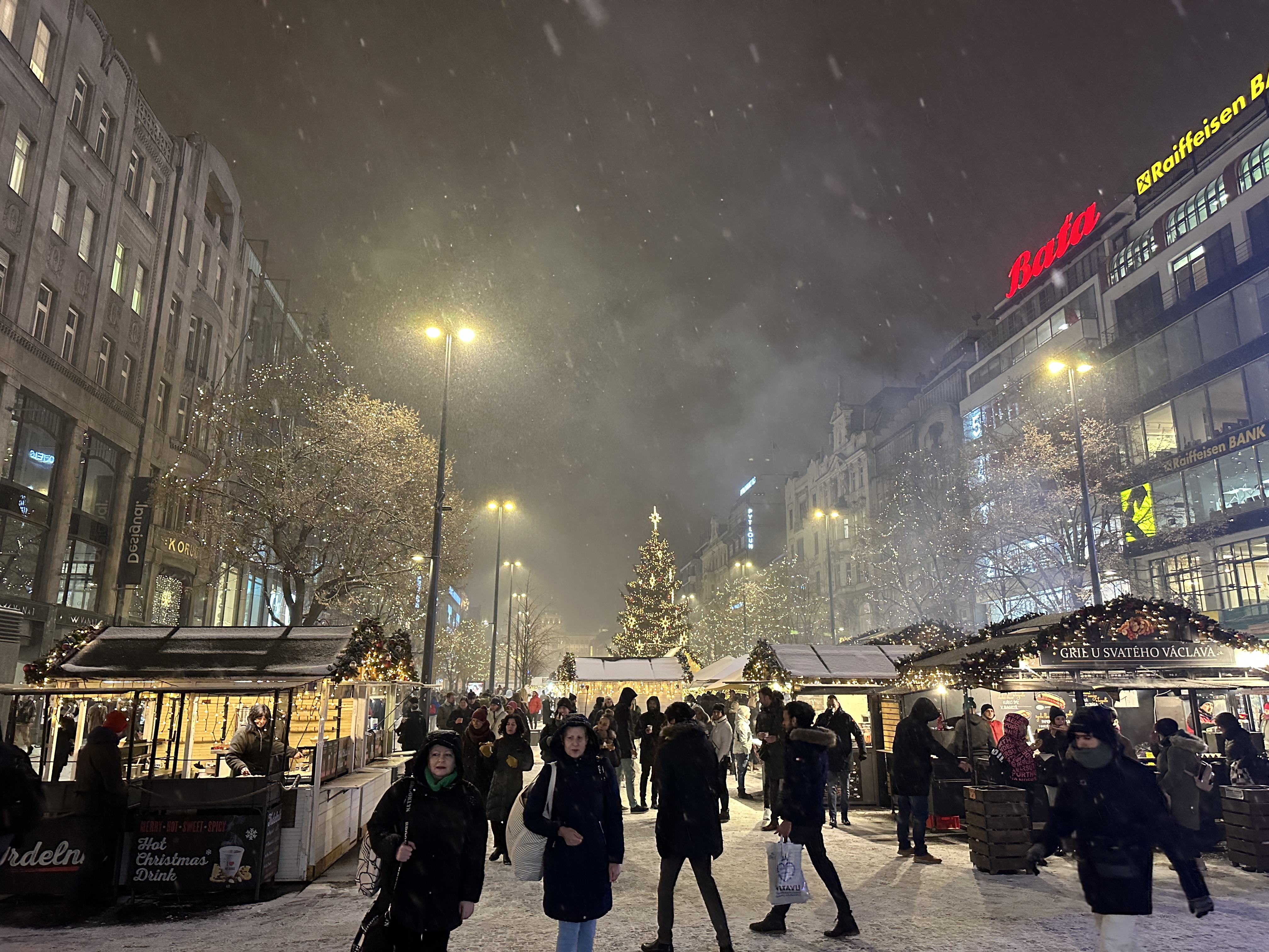 christmas market night