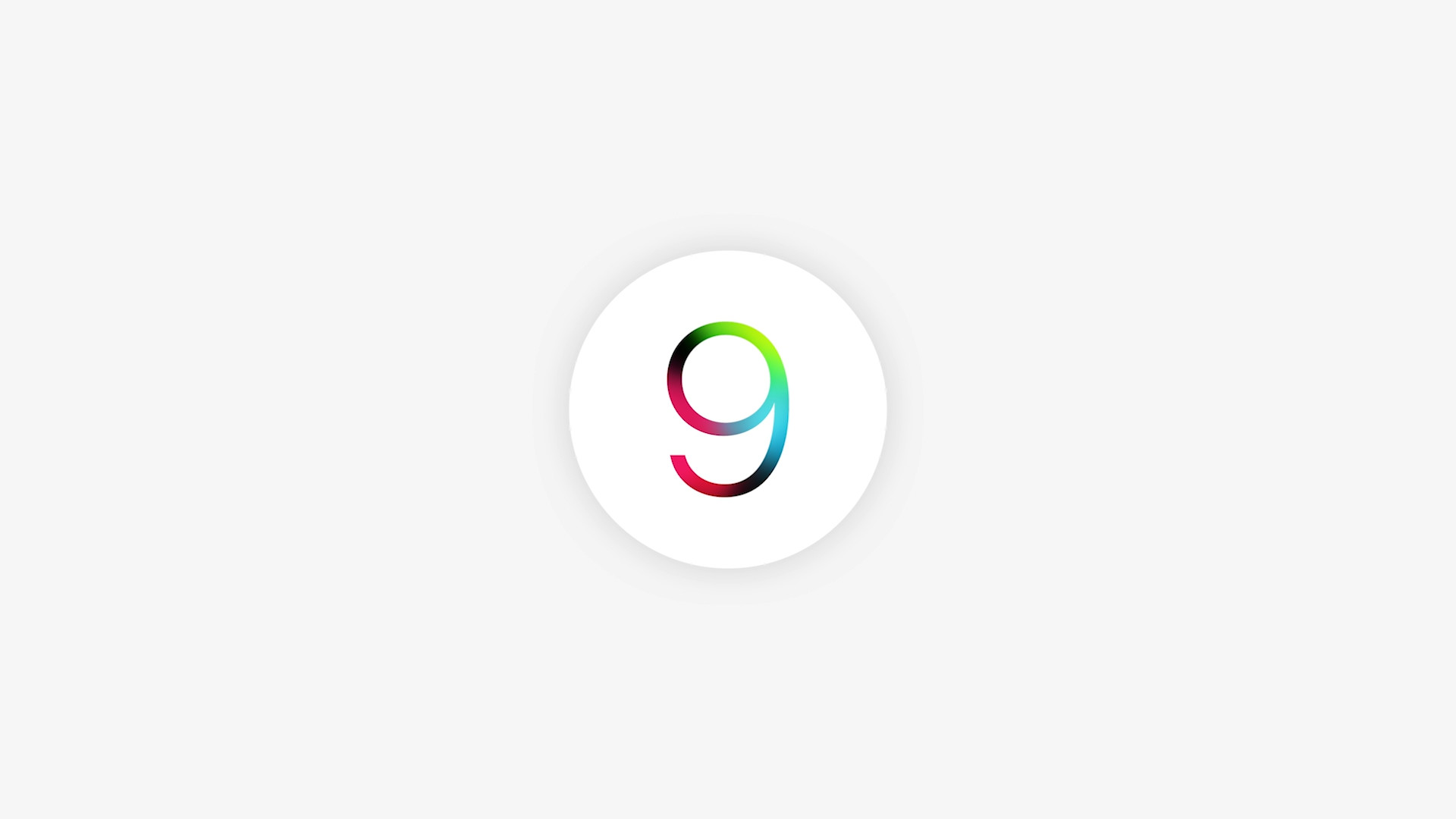 colorful number nine logo