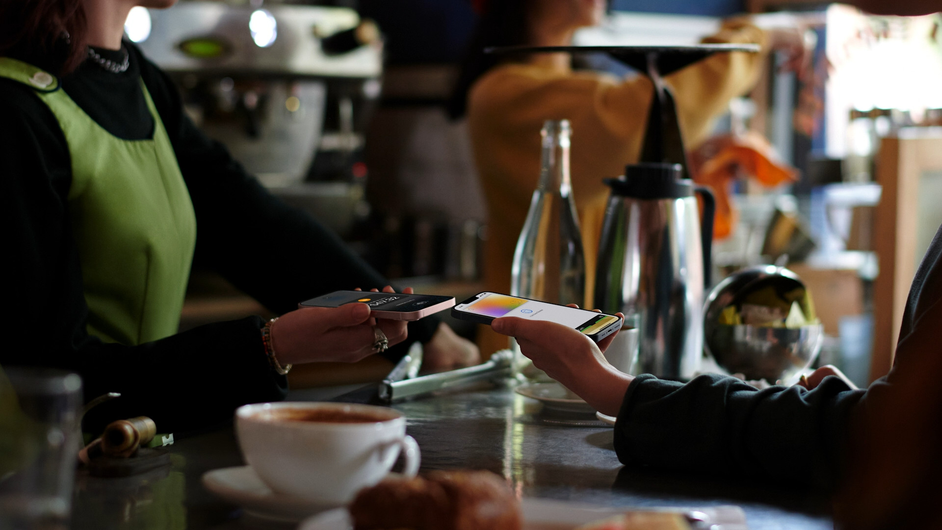 contactless payment cafe