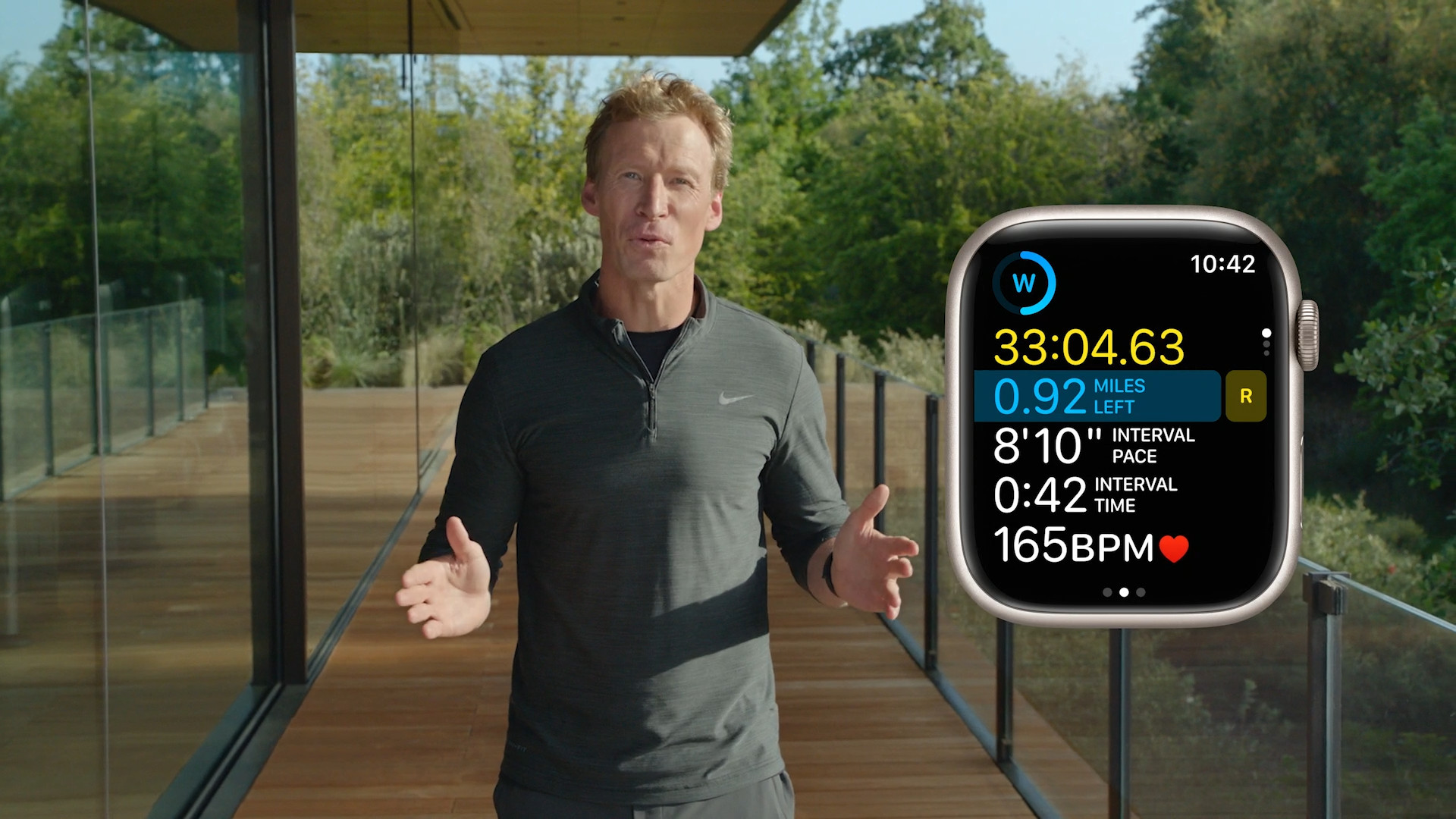 fitness tracker interval pace