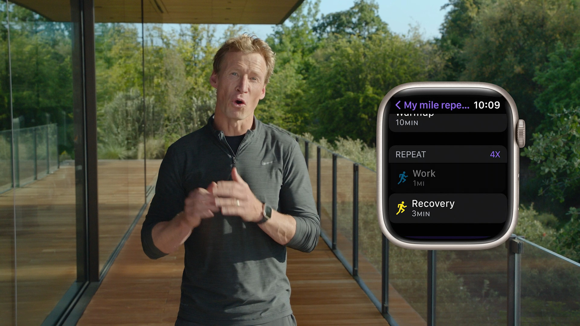 fitness tracker mile repetition