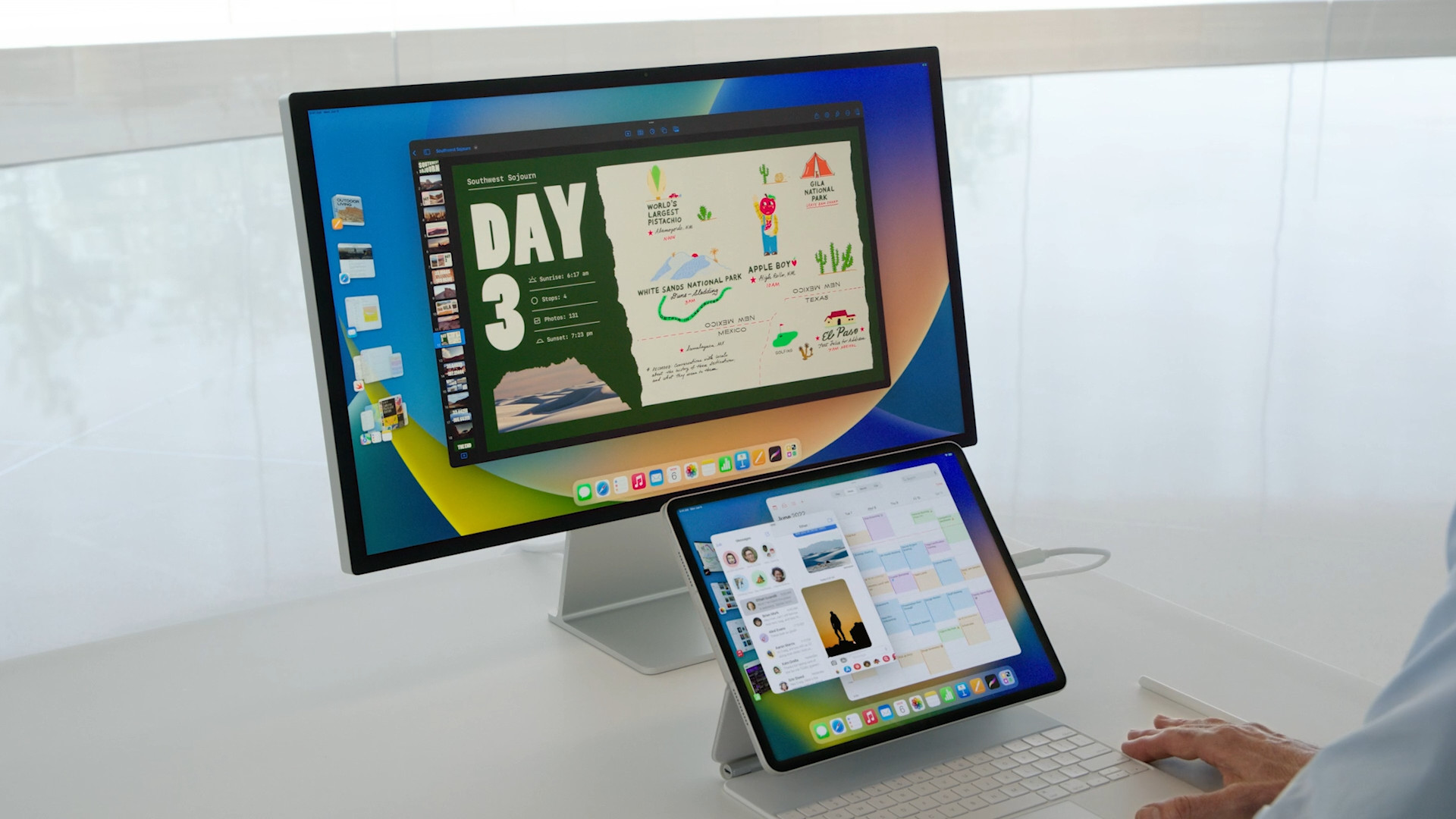 ipad connected to monitor