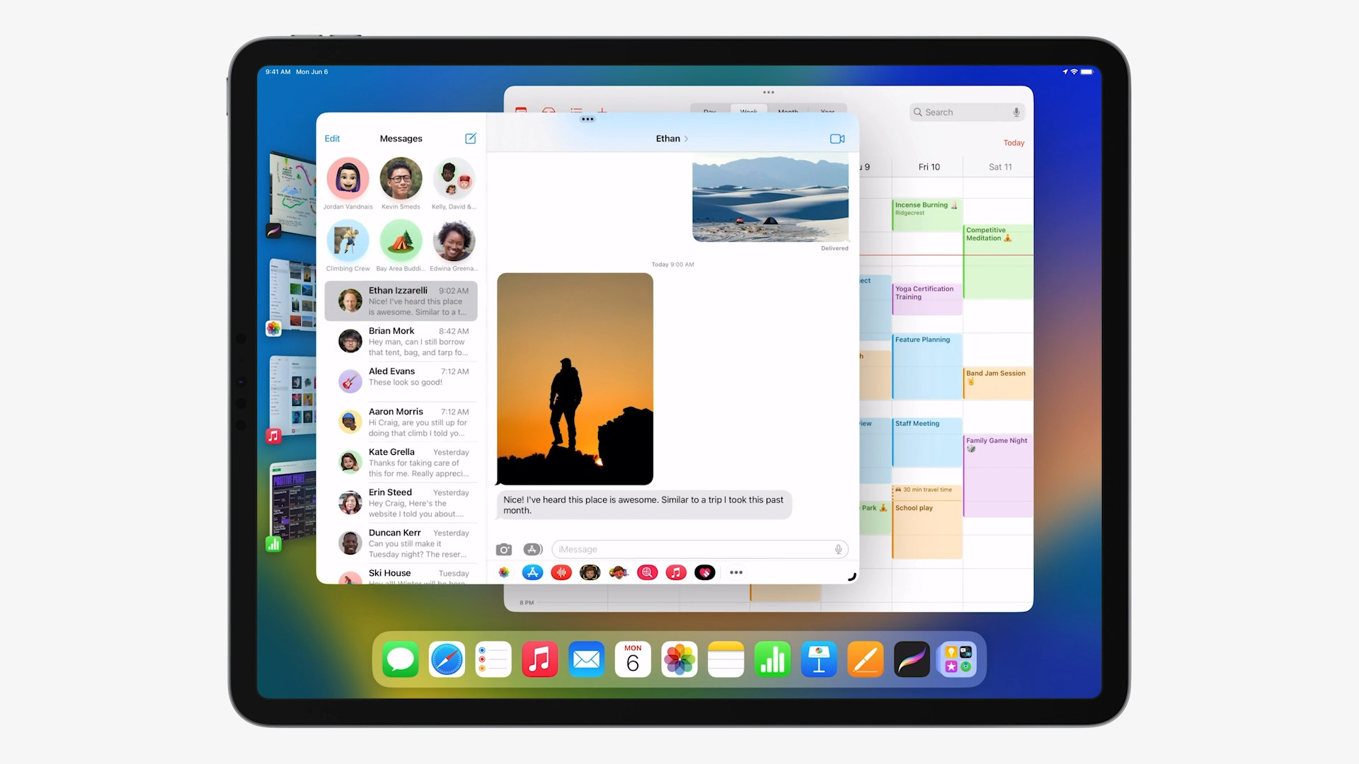 ipad messages photo preview