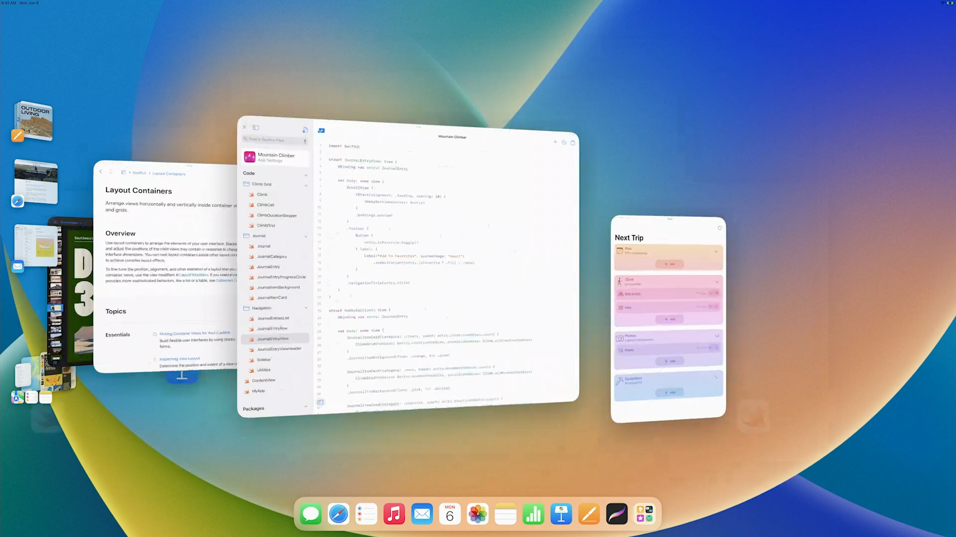 ipad multitasking with code
