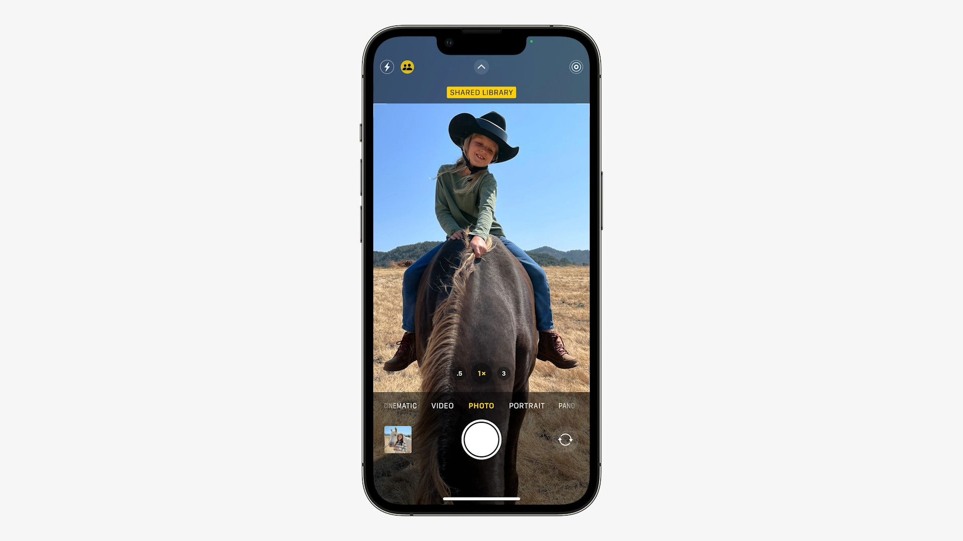 iphone camera cowboy photo