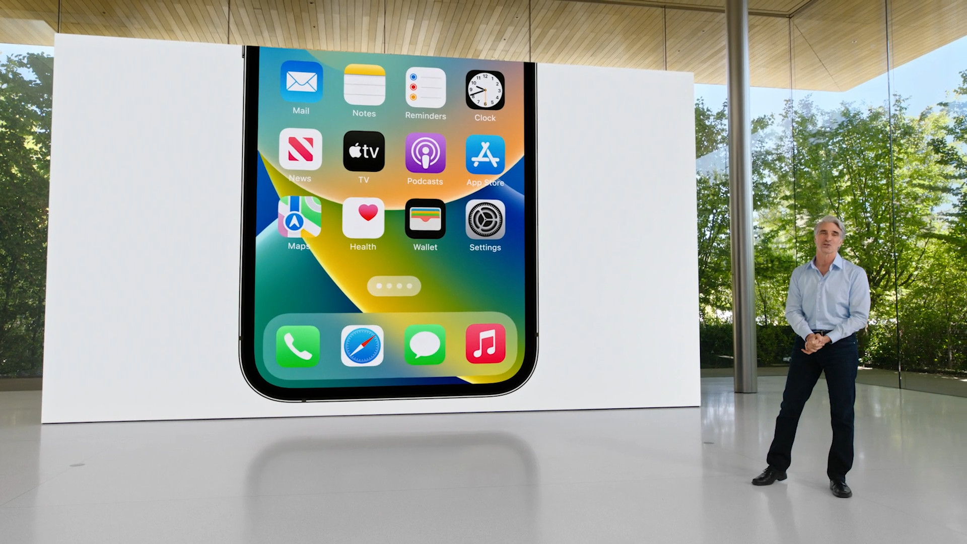 iphone home screen display