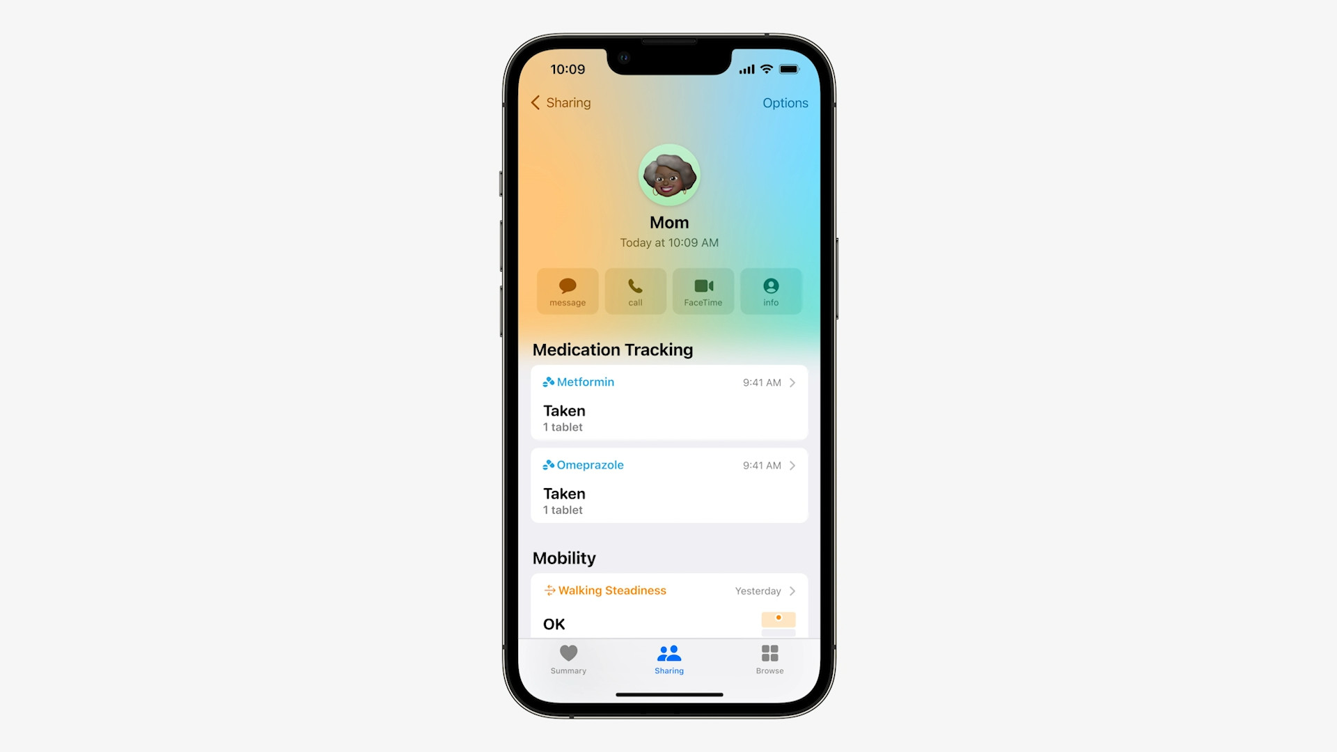 iphone medication tracking