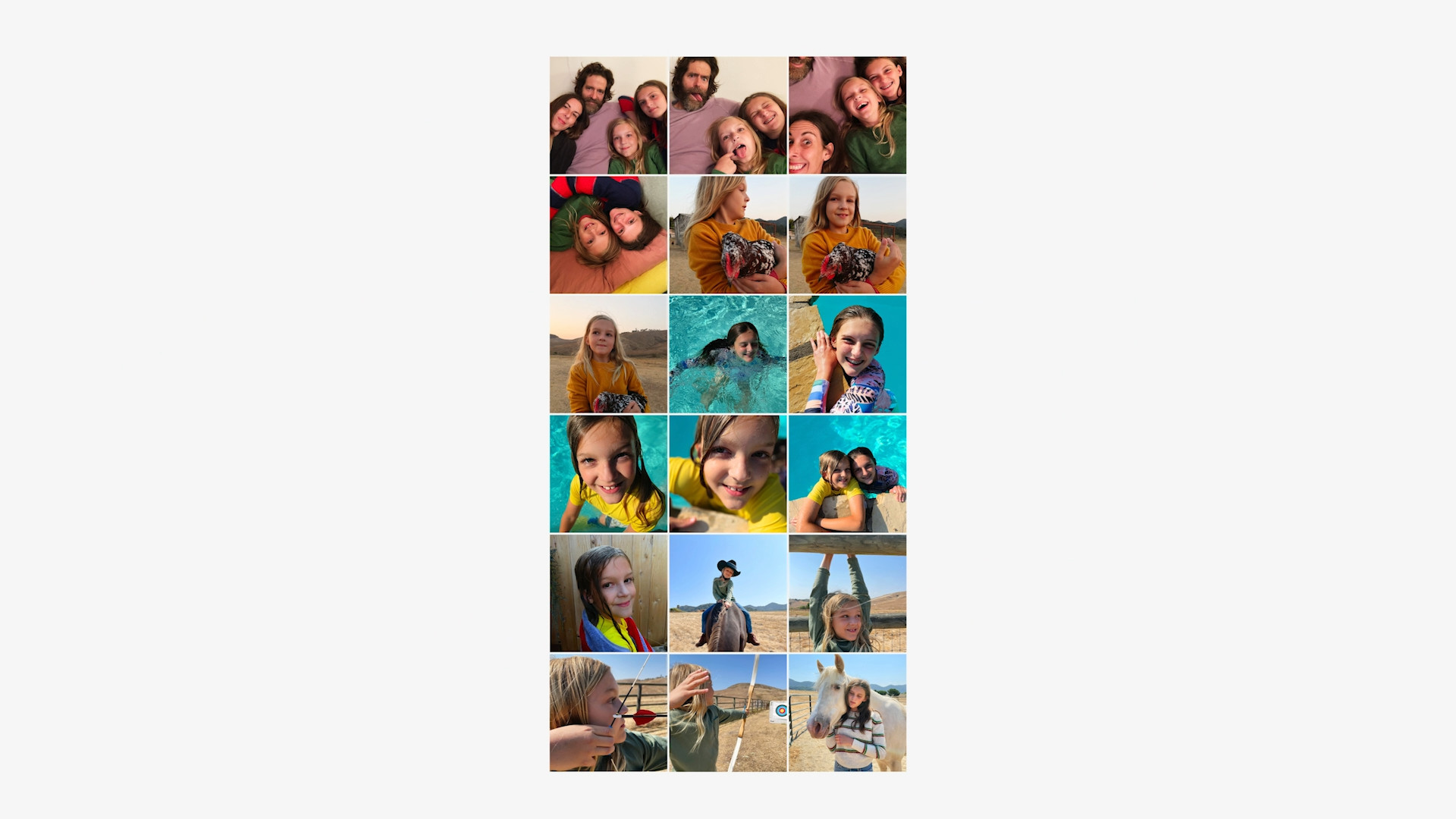 iphone photo grid view