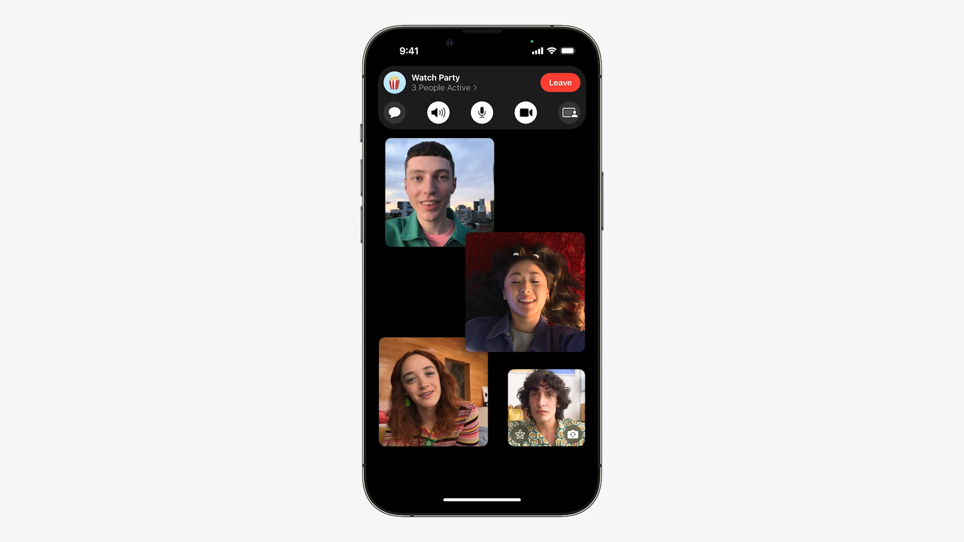 iphone watch party call