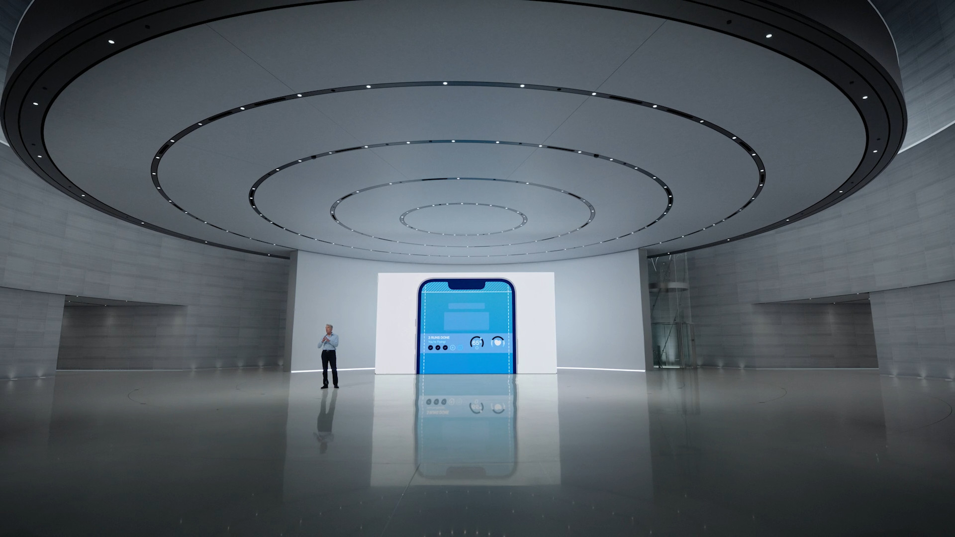large screen presentation