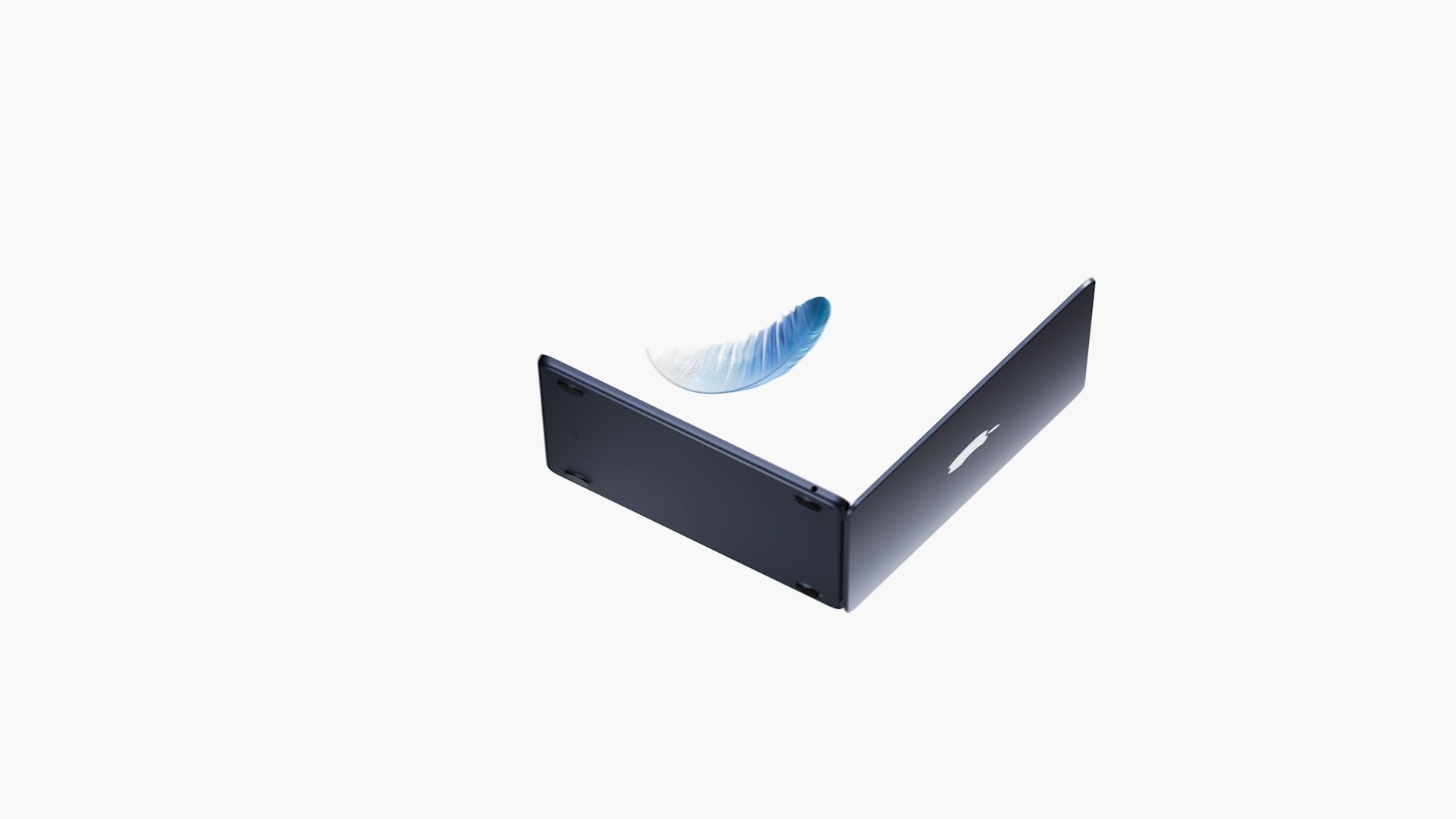 macbook air top view