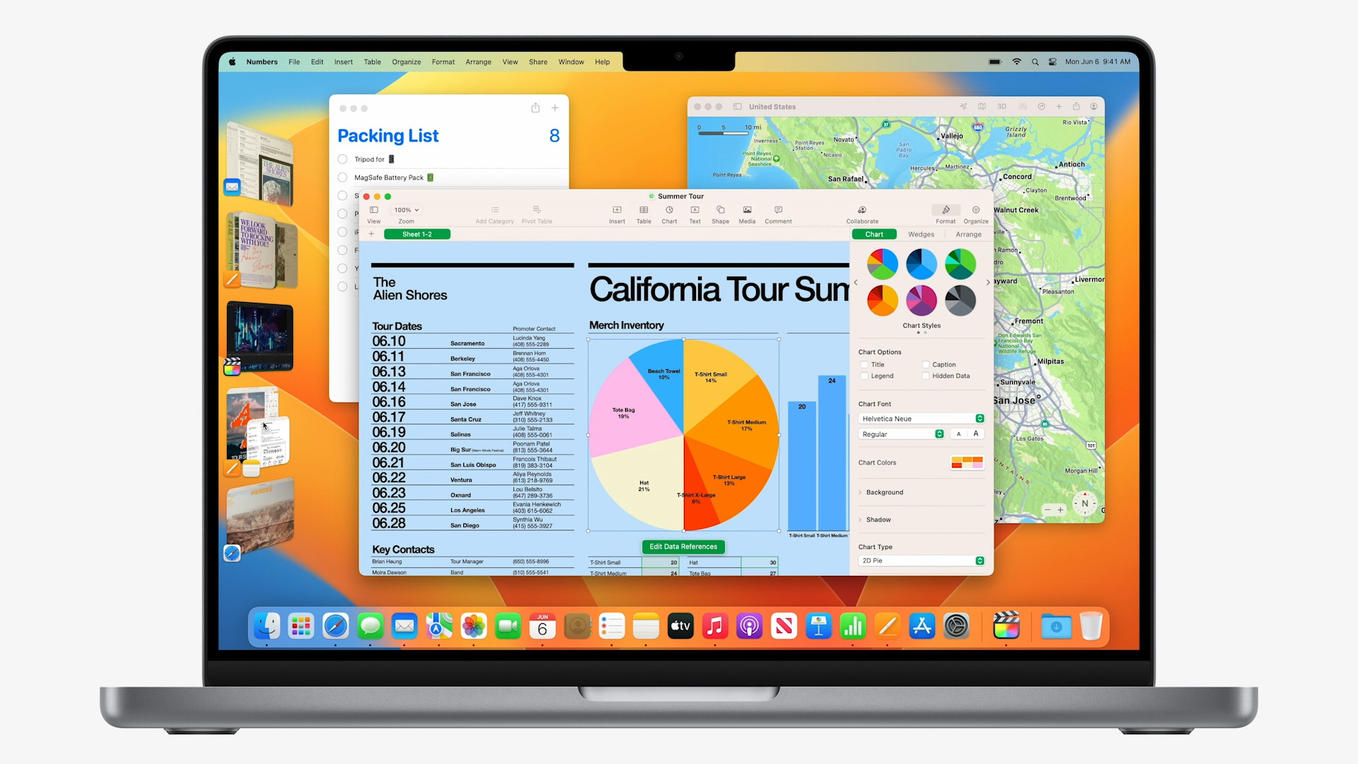 macbook pro california tour summary