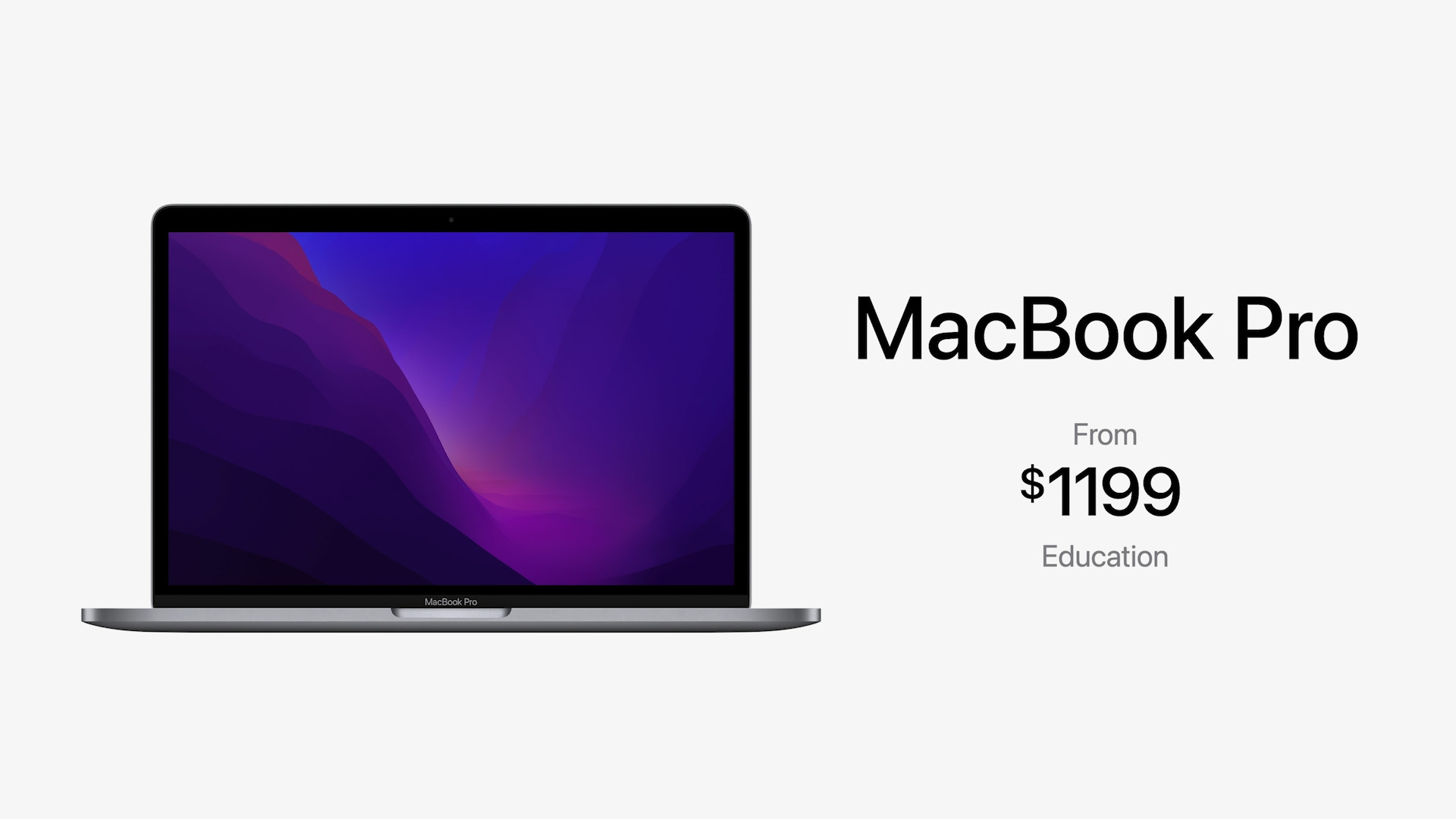 macbook pro education price 1199