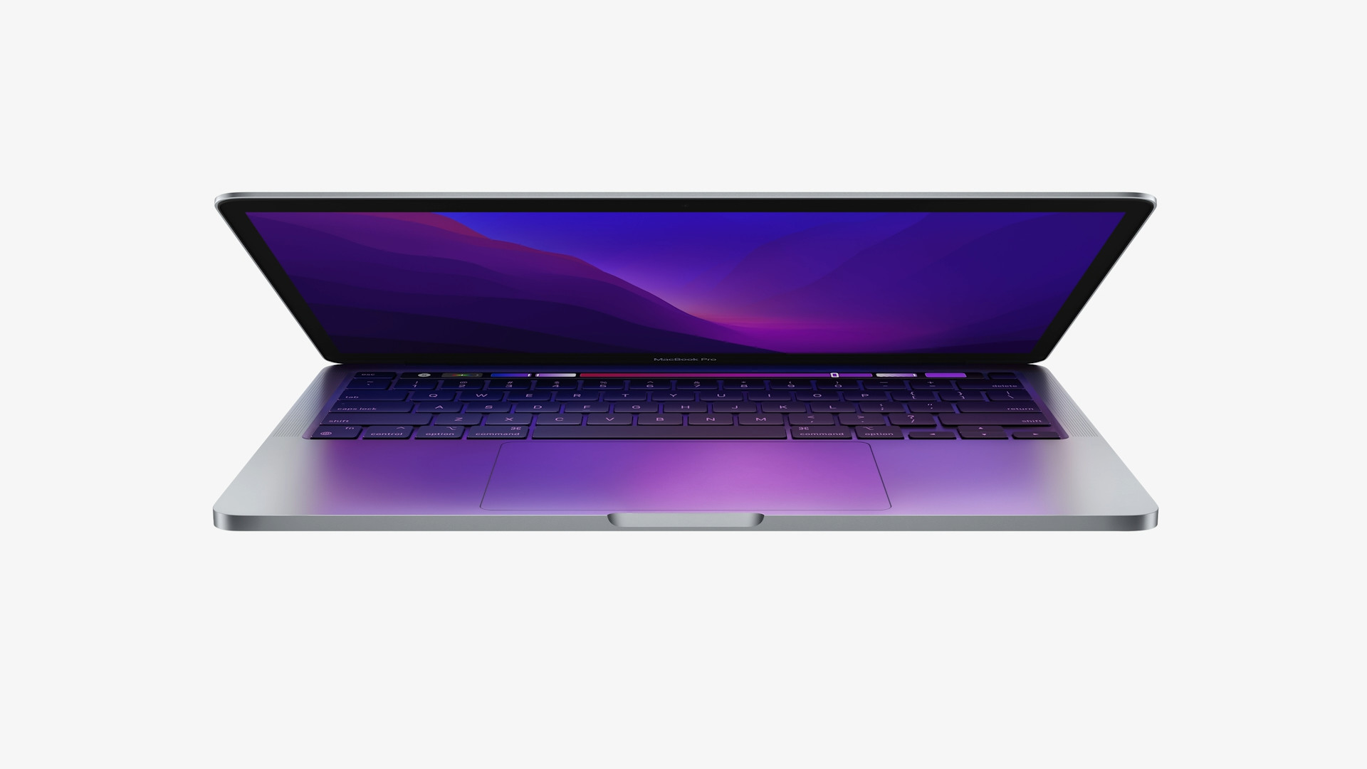 macbook pro half open