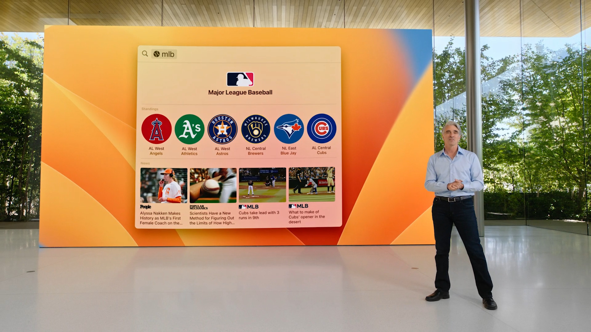 macbook spotlight search mlb
