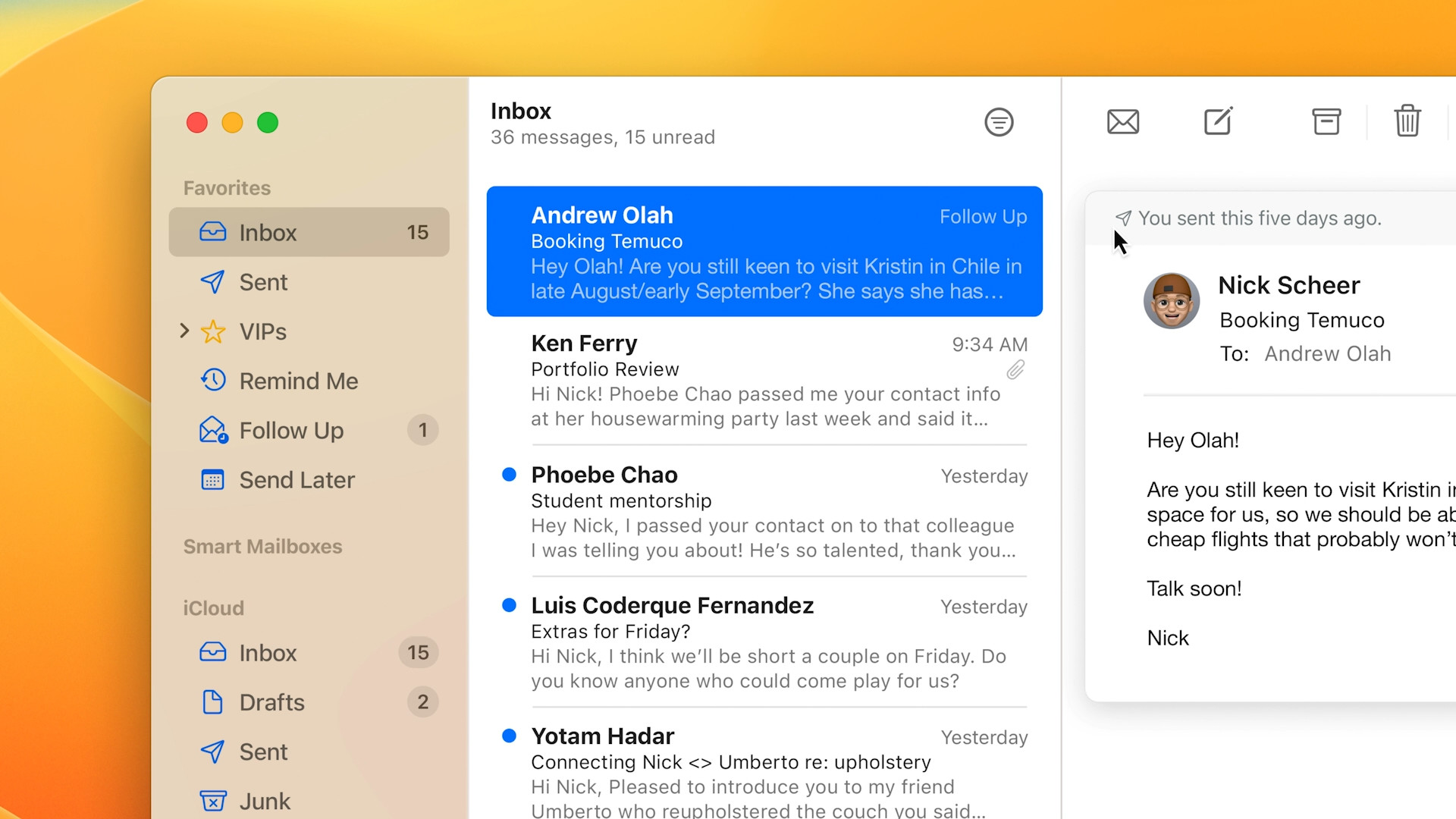 macos mail message preview
