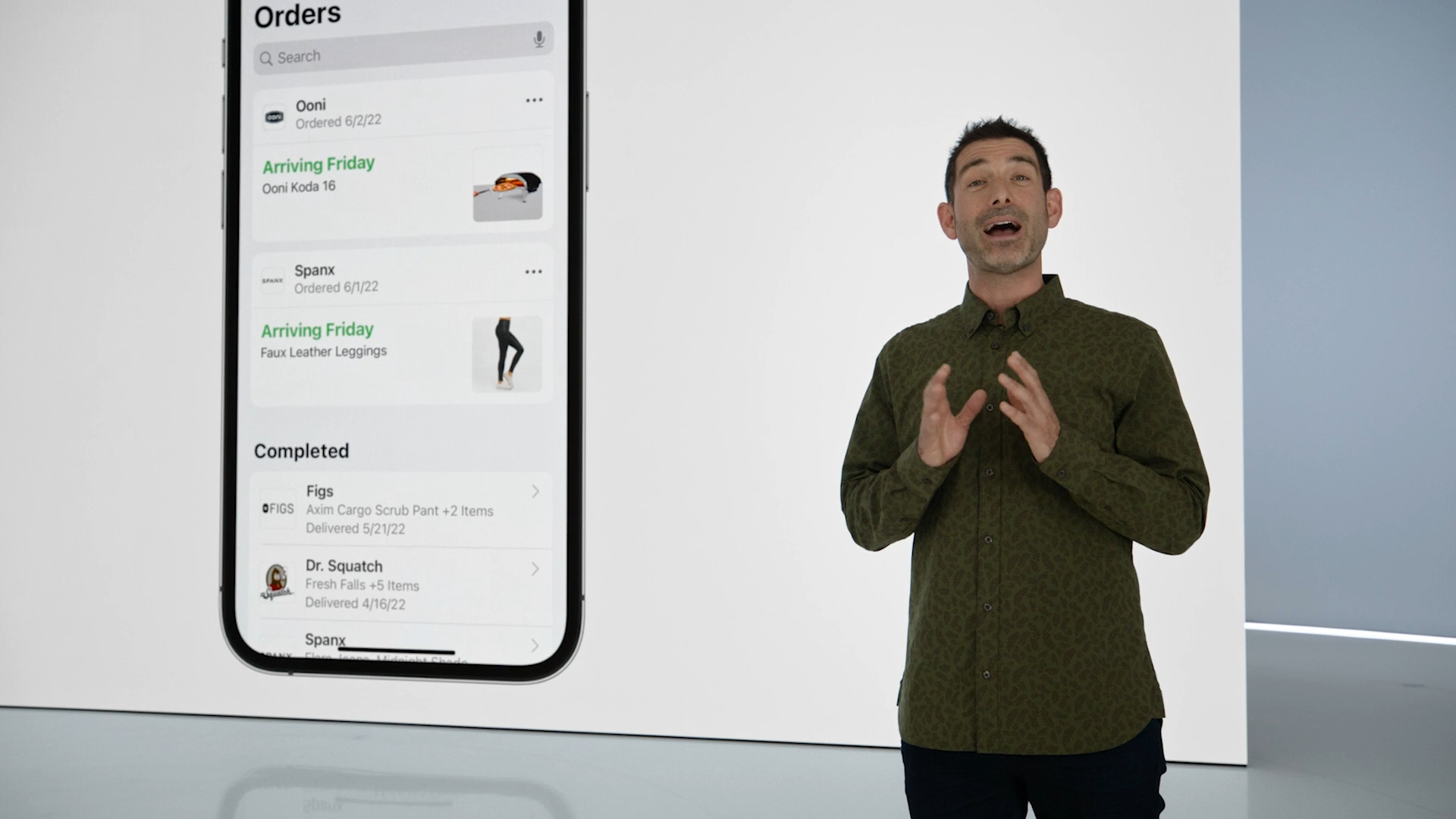 order tracking presentation
