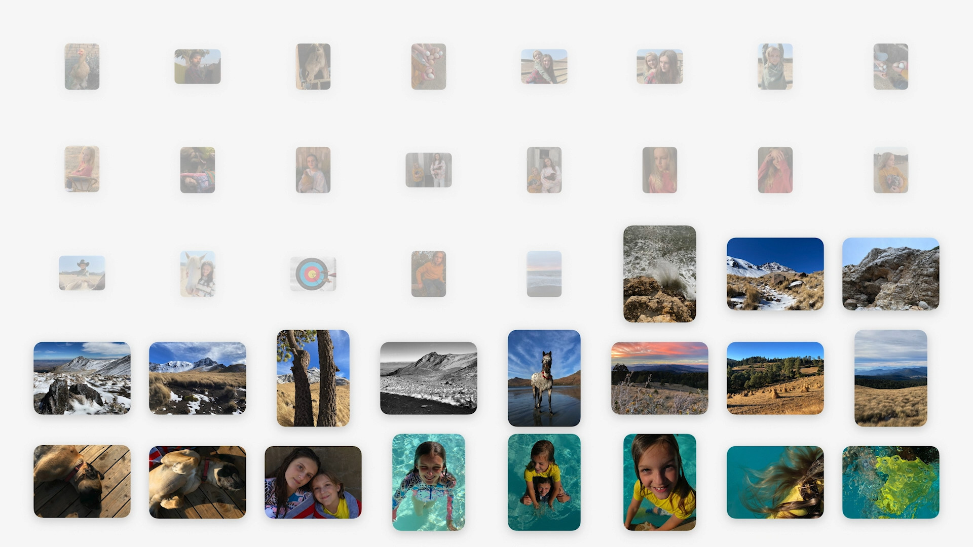 photo gallery thumbnails fade